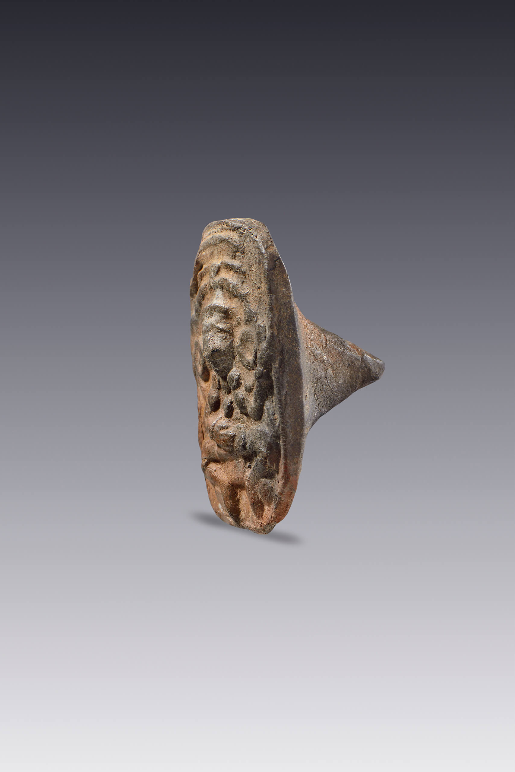 Sello para molde de figura antropomorfa | El México antiguo. Salas de Arte Prehispánico | Museo Amparo, Puebla