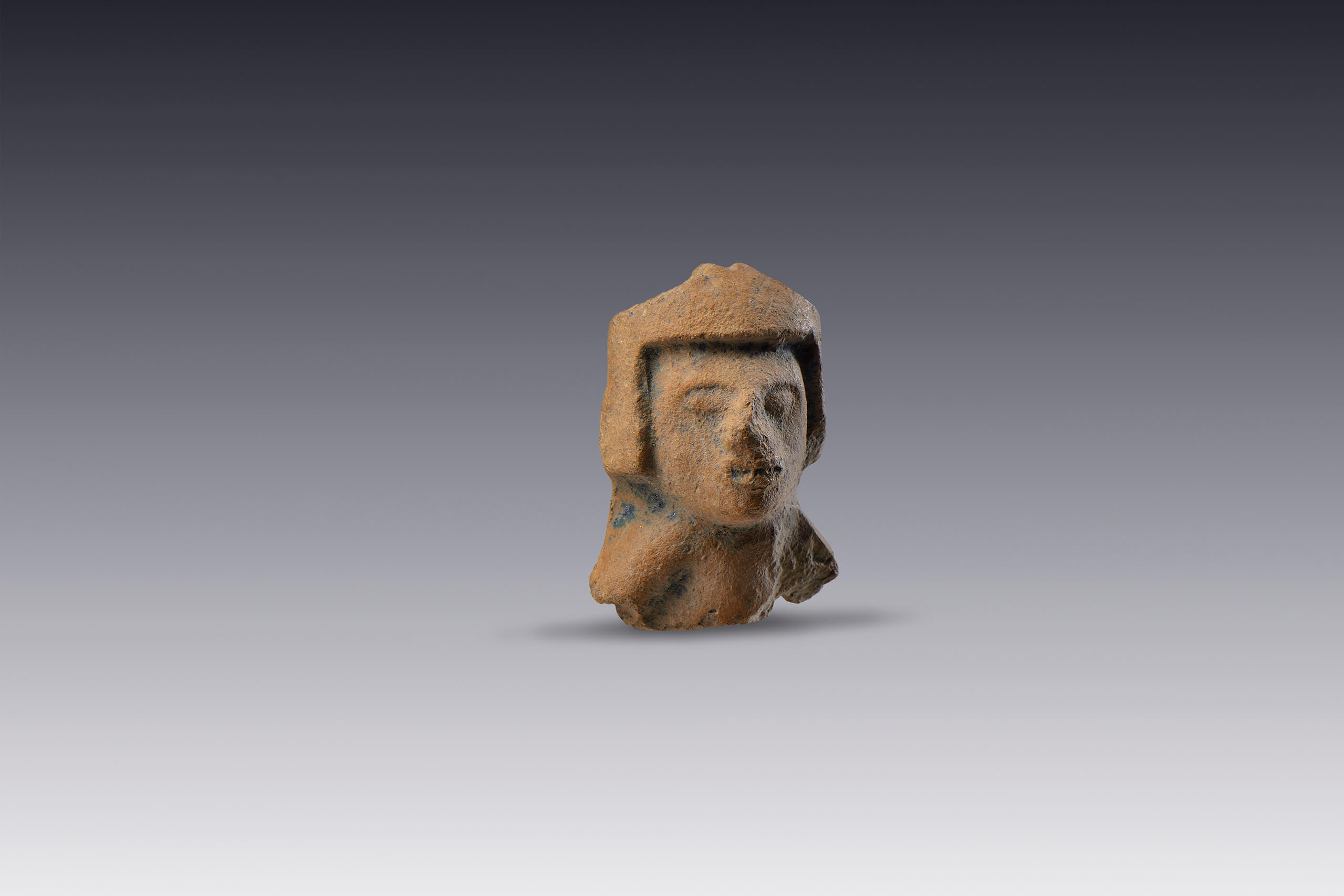 Cabeza y torso de figurilla | El México antiguo. Salas de Arte Prehispánico | Museo Amparo, Puebla