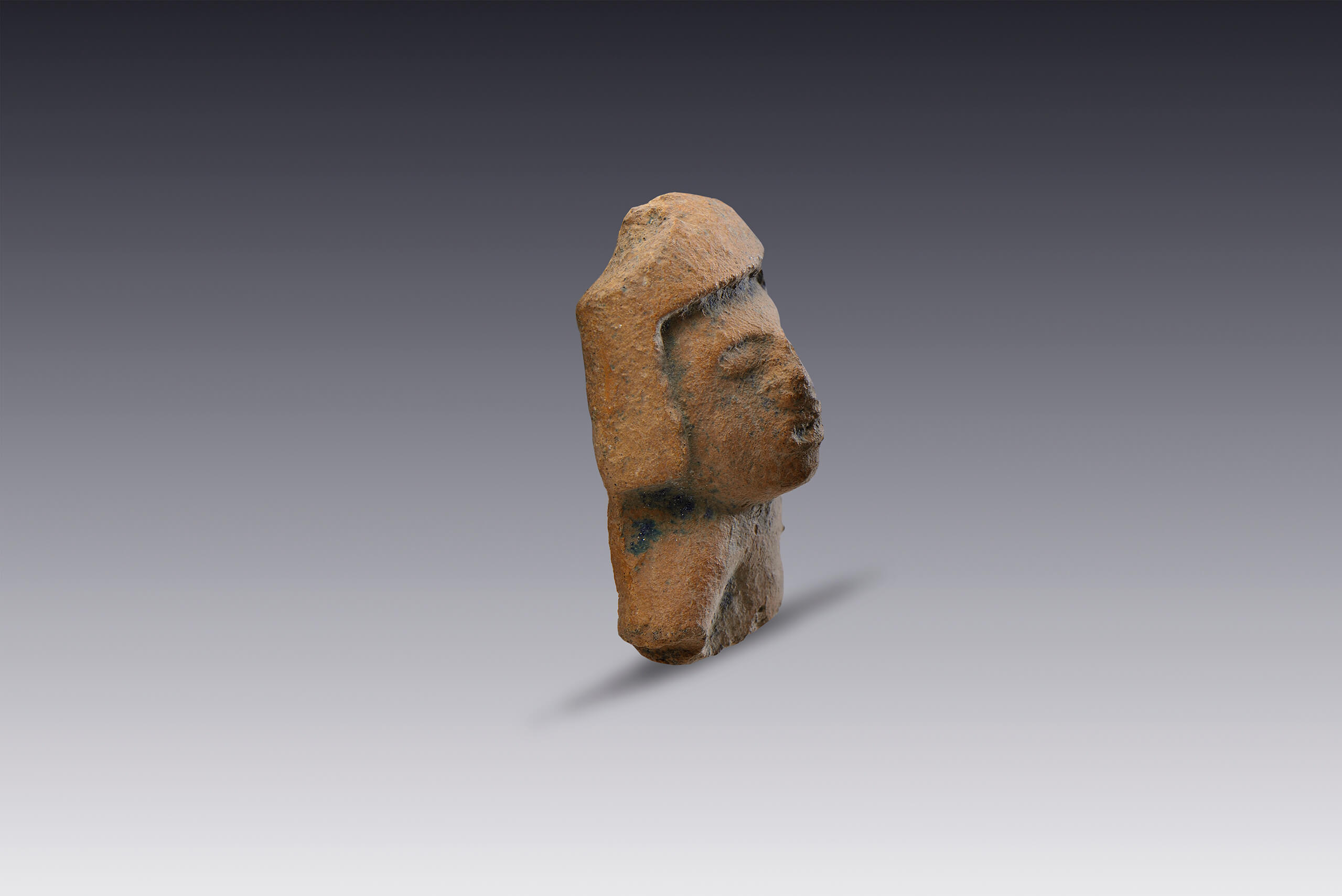 Cabeza y torso de figurilla | El México antiguo. Salas de Arte Prehispánico | Museo Amparo, Puebla