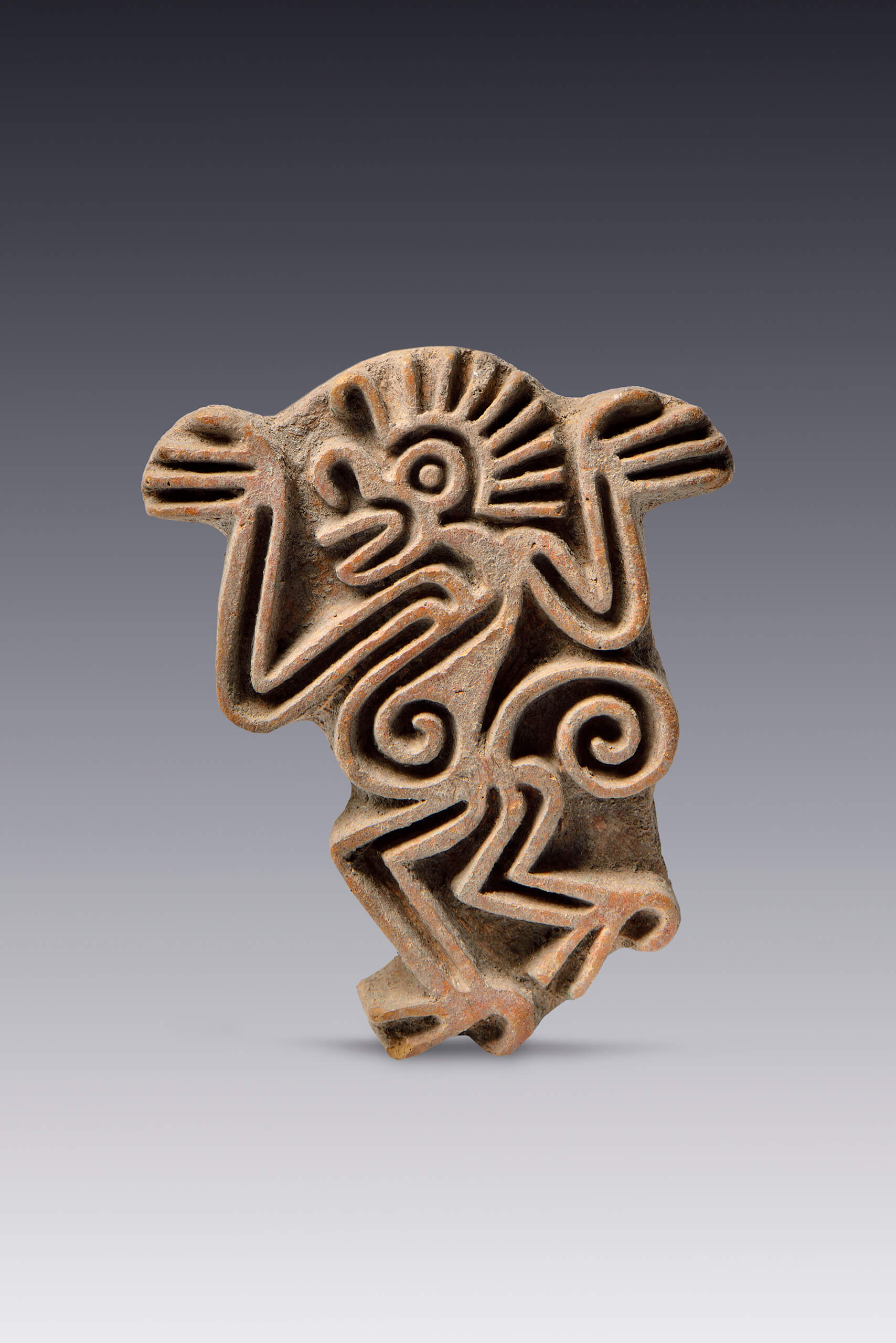 Sellos zoomorfos de mono | El México antiguo. Salas de Arte Prehispánico | Museo Amparo, Puebla