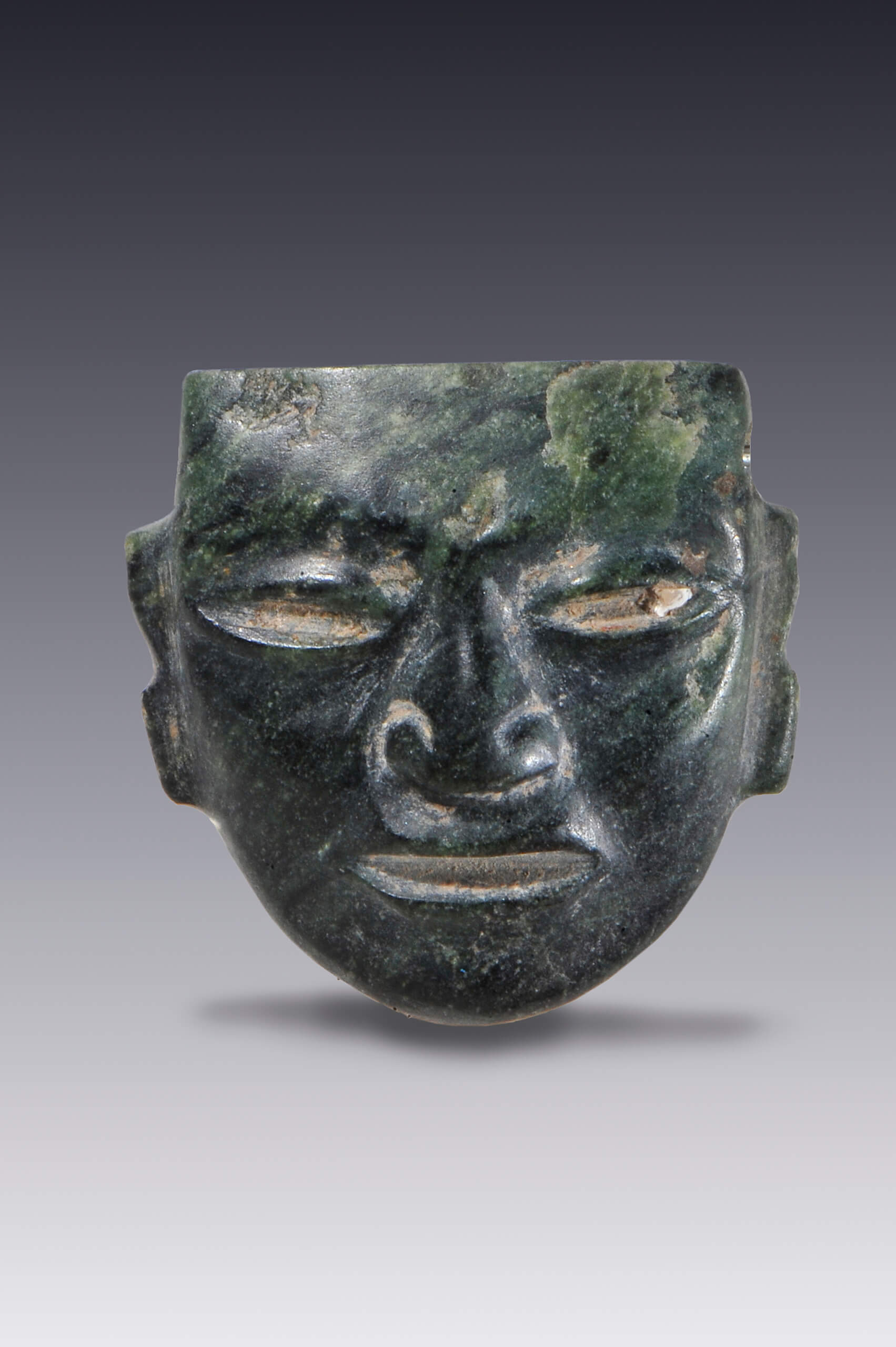 Rostro de tradición Mezcala | El México antiguo. Salas de Arte Prehispánico | Museo Amparo, Puebla