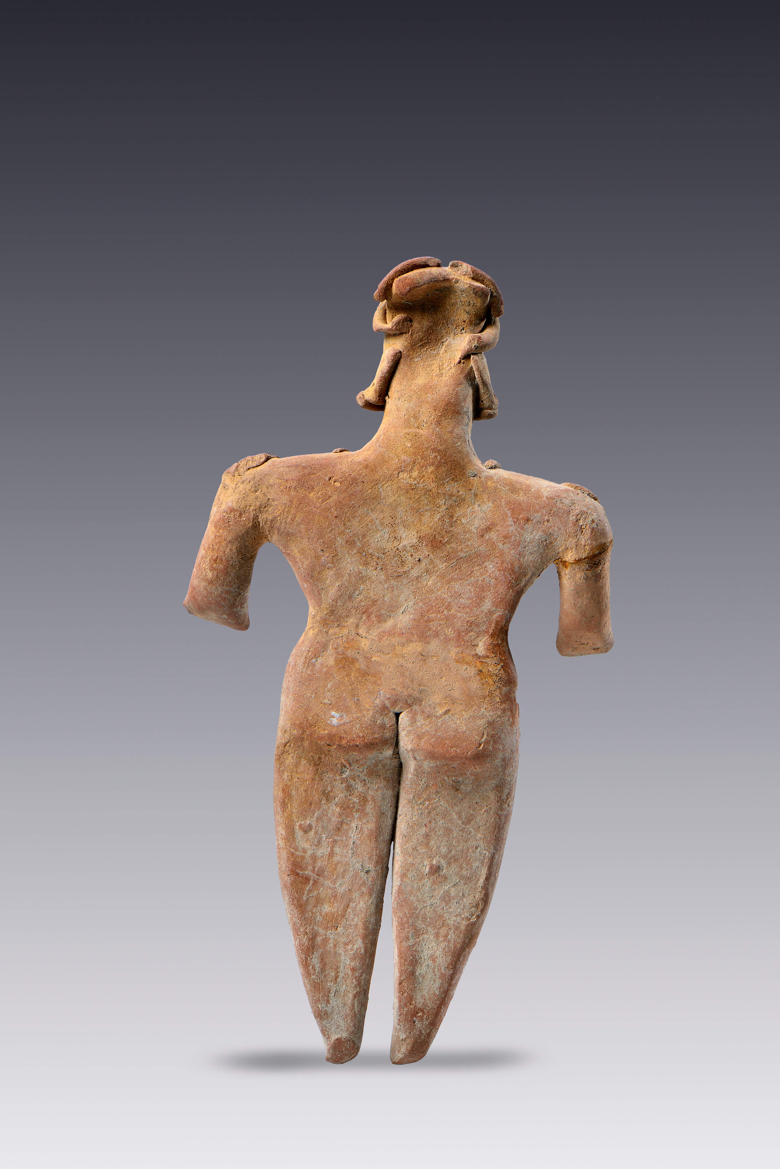 Figurilla acinturada | El M&eacute;xico antiguo. Salas de Arte Prehisp&aacute;nico | Museo Amparo, Puebla