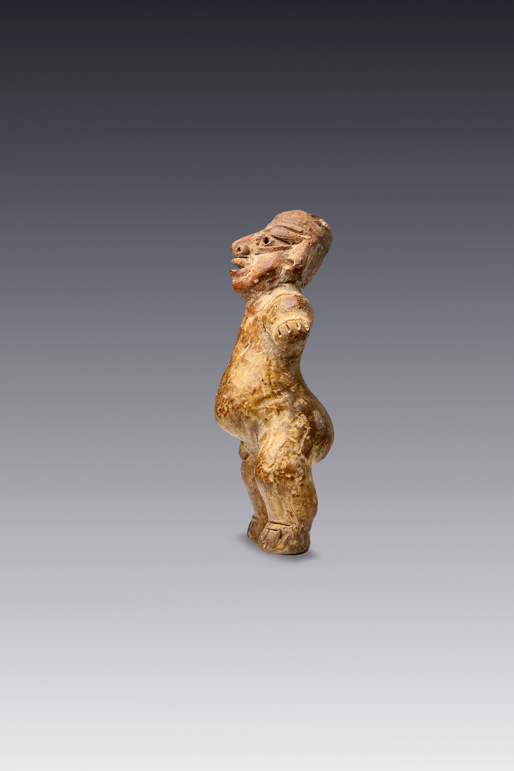 Hombre gordo | El México antiguo. Salas de Arte Prehispánico | Museo Amparo, Puebla