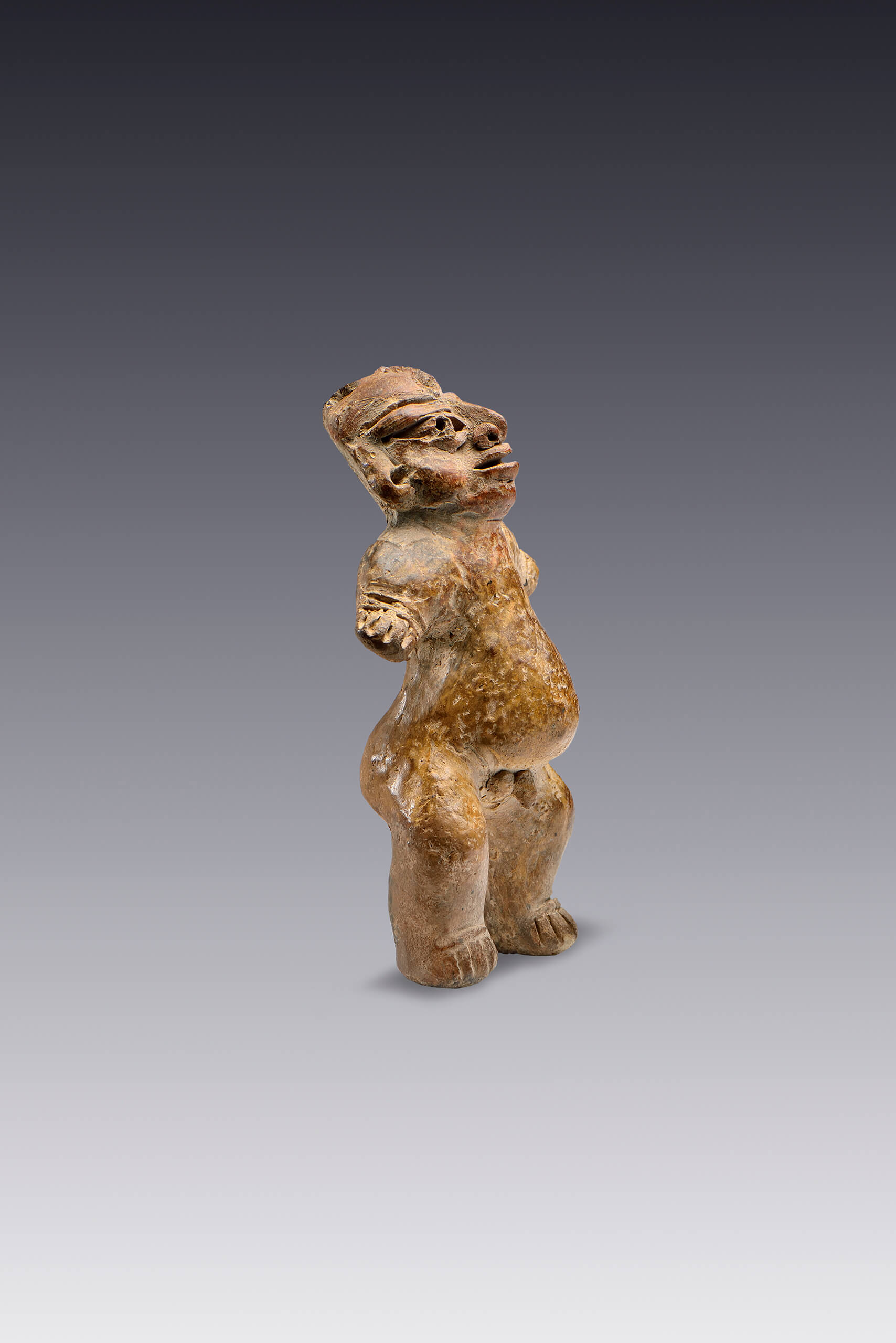 Hombre gordo | El México antiguo. Salas de Arte Prehispánico | Museo Amparo, Puebla