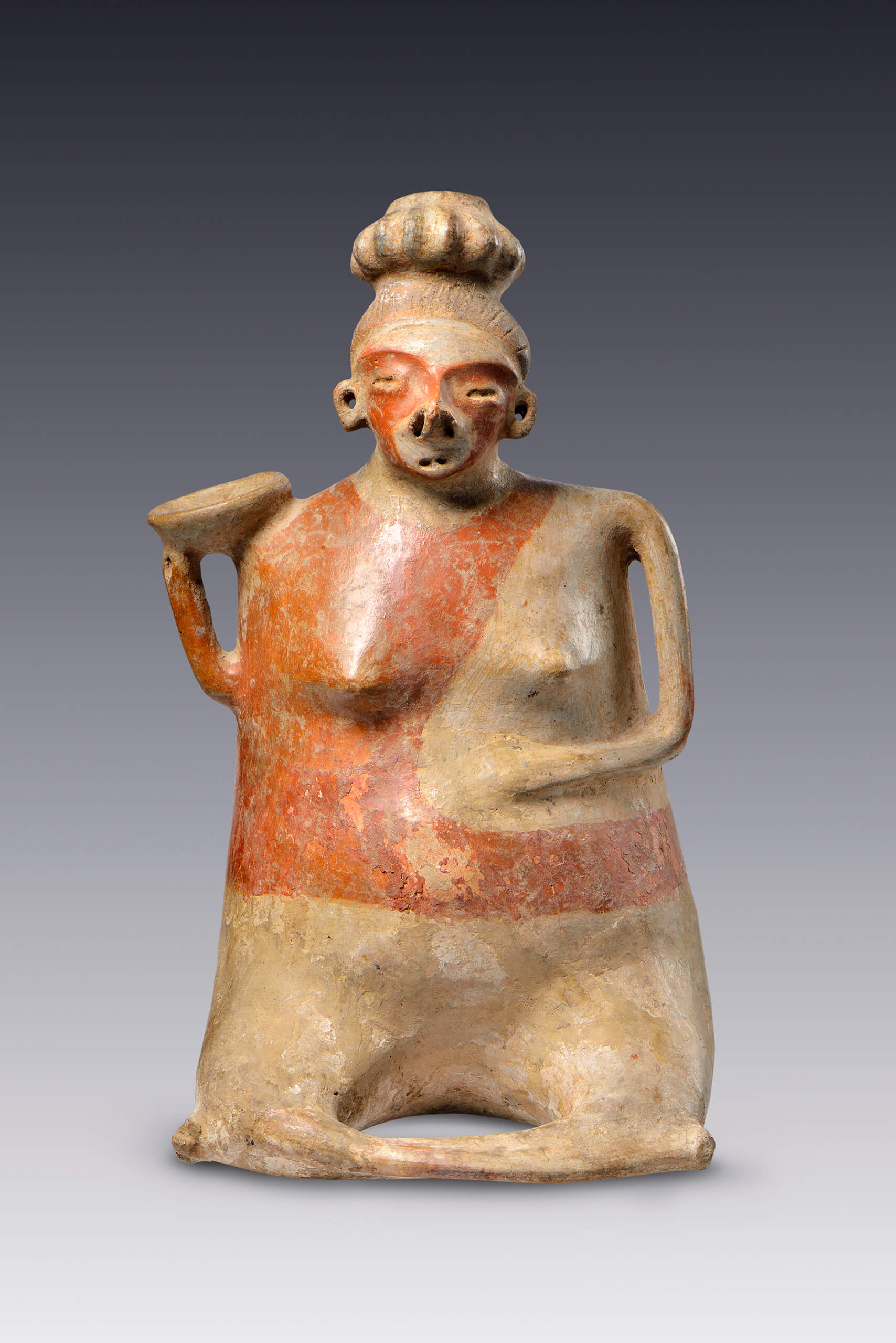 Vasija antropomorfa | El M&eacute;xico antiguo. Salas de Arte Prehisp&aacute;nico | Museo Amparo, Puebla