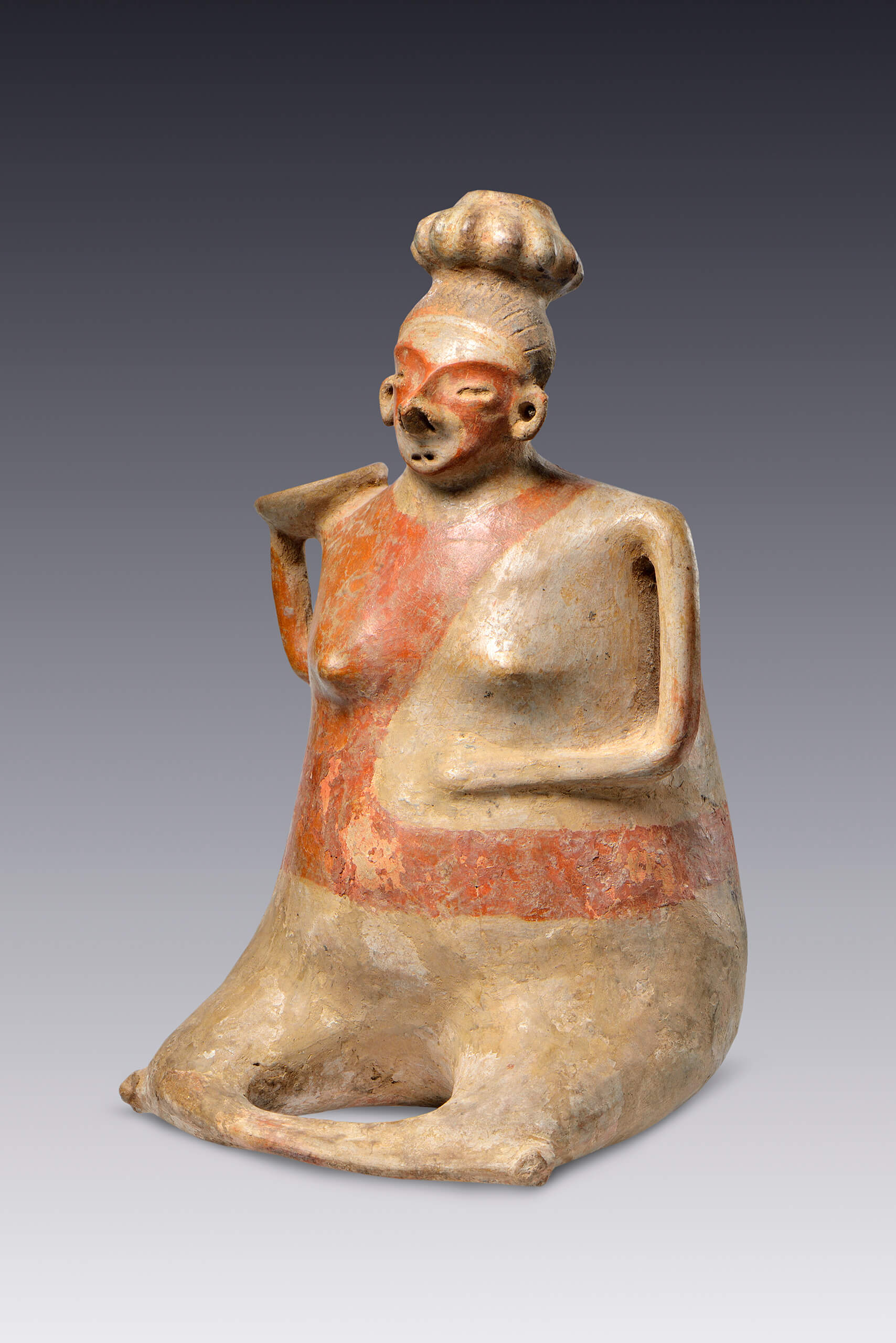 Vasija antropomorfa | El M&eacute;xico antiguo. Salas de Arte Prehisp&aacute;nico | Museo Amparo, Puebla