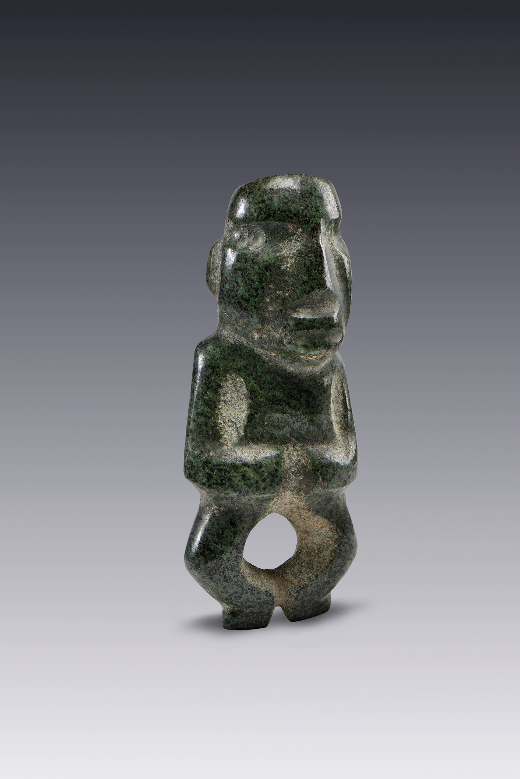 Hombre de estilo Mezcala  | El México antiguo. Salas de Arte Prehispánico | Museo Amparo, Puebla