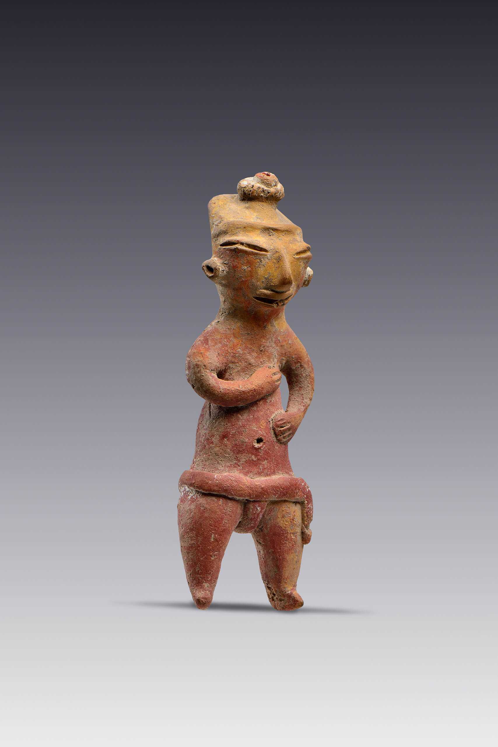 Representación masculina | El México antiguo. Salas de Arte Prehispánico | Museo Amparo, Puebla