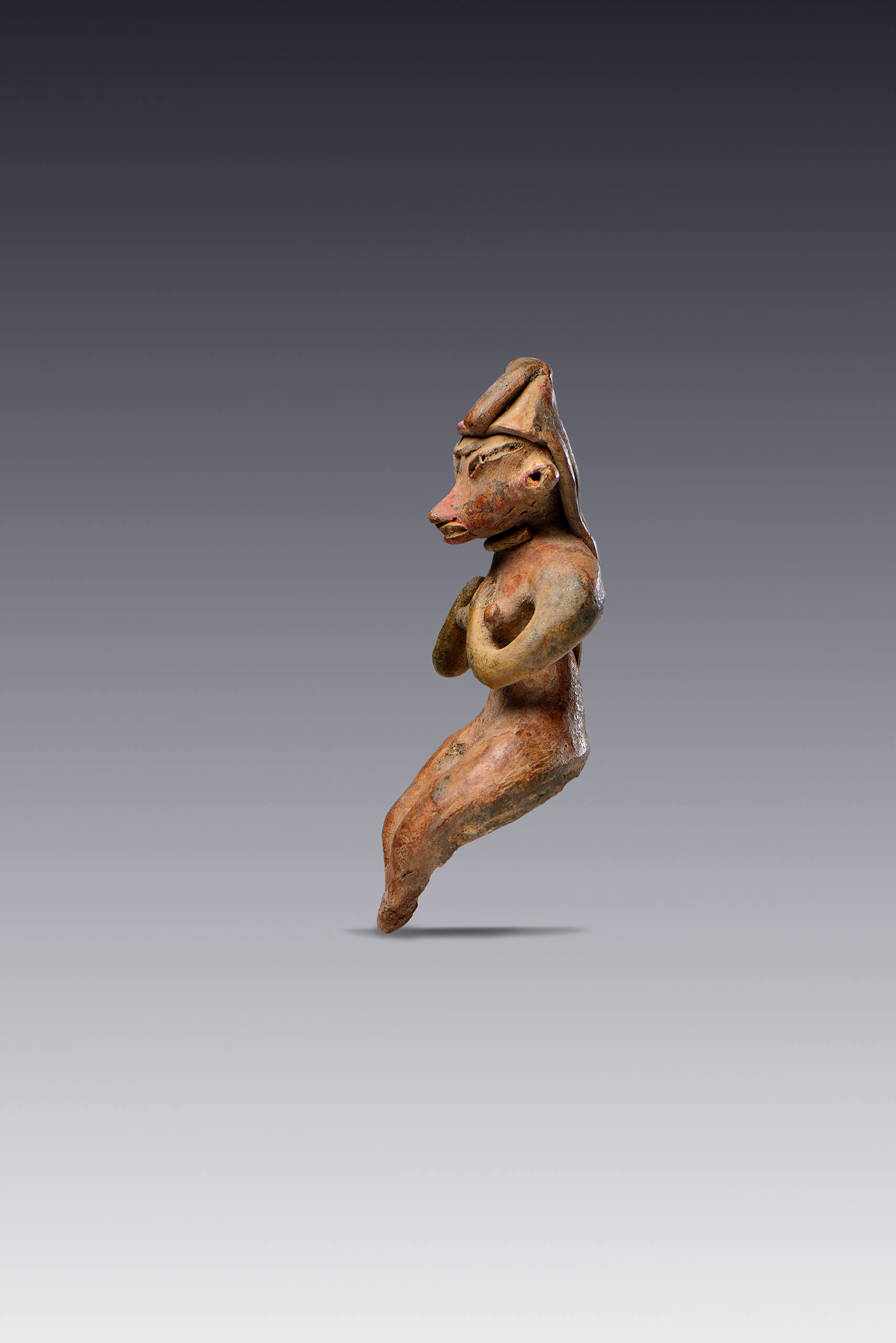 Figurilla femenina antropomorfa | El México antiguo. Salas de Arte Prehispánico | Museo Amparo, Puebla