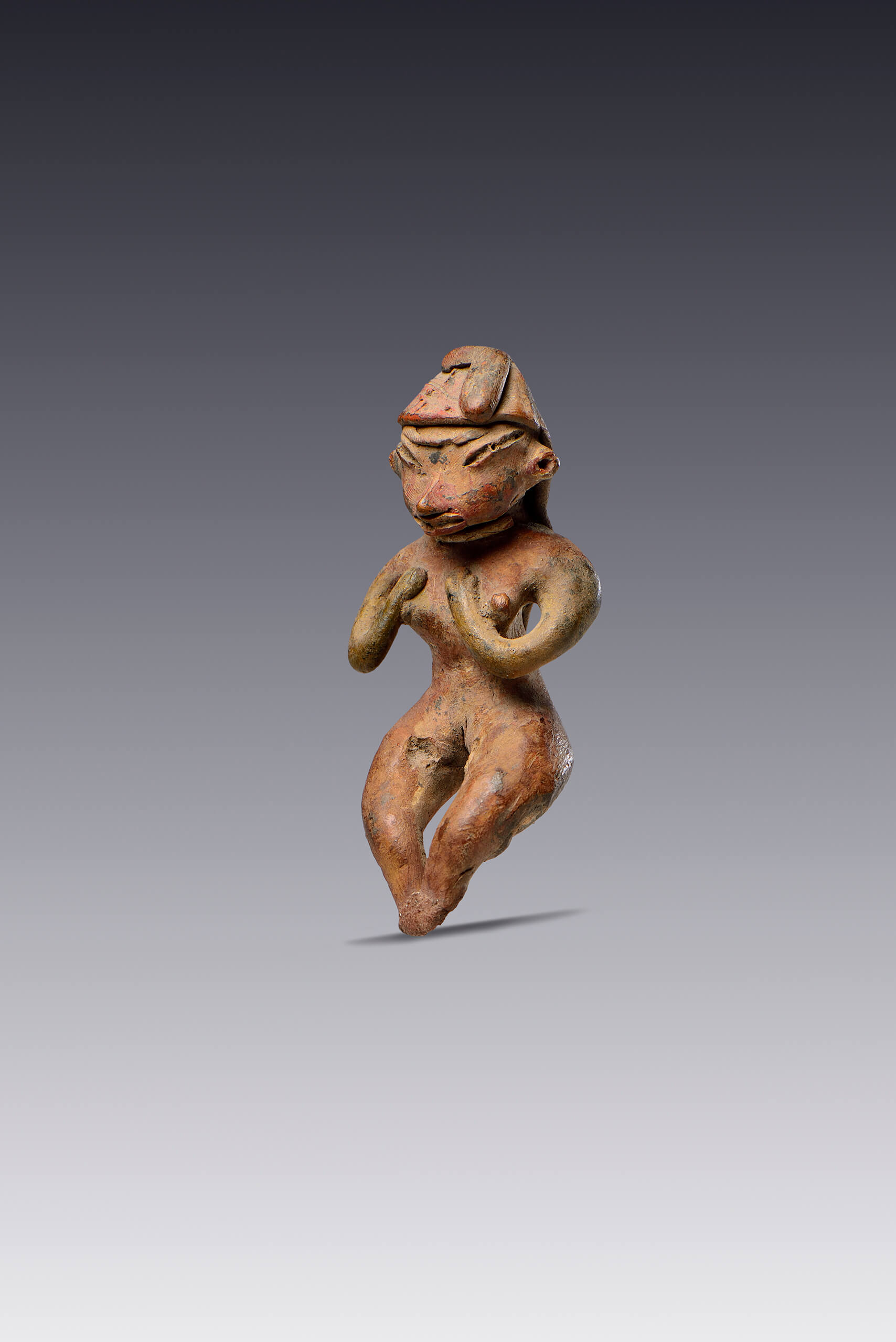 Figurilla femenina antropomorfa | El México antiguo. Salas de Arte Prehispánico | Museo Amparo, Puebla
