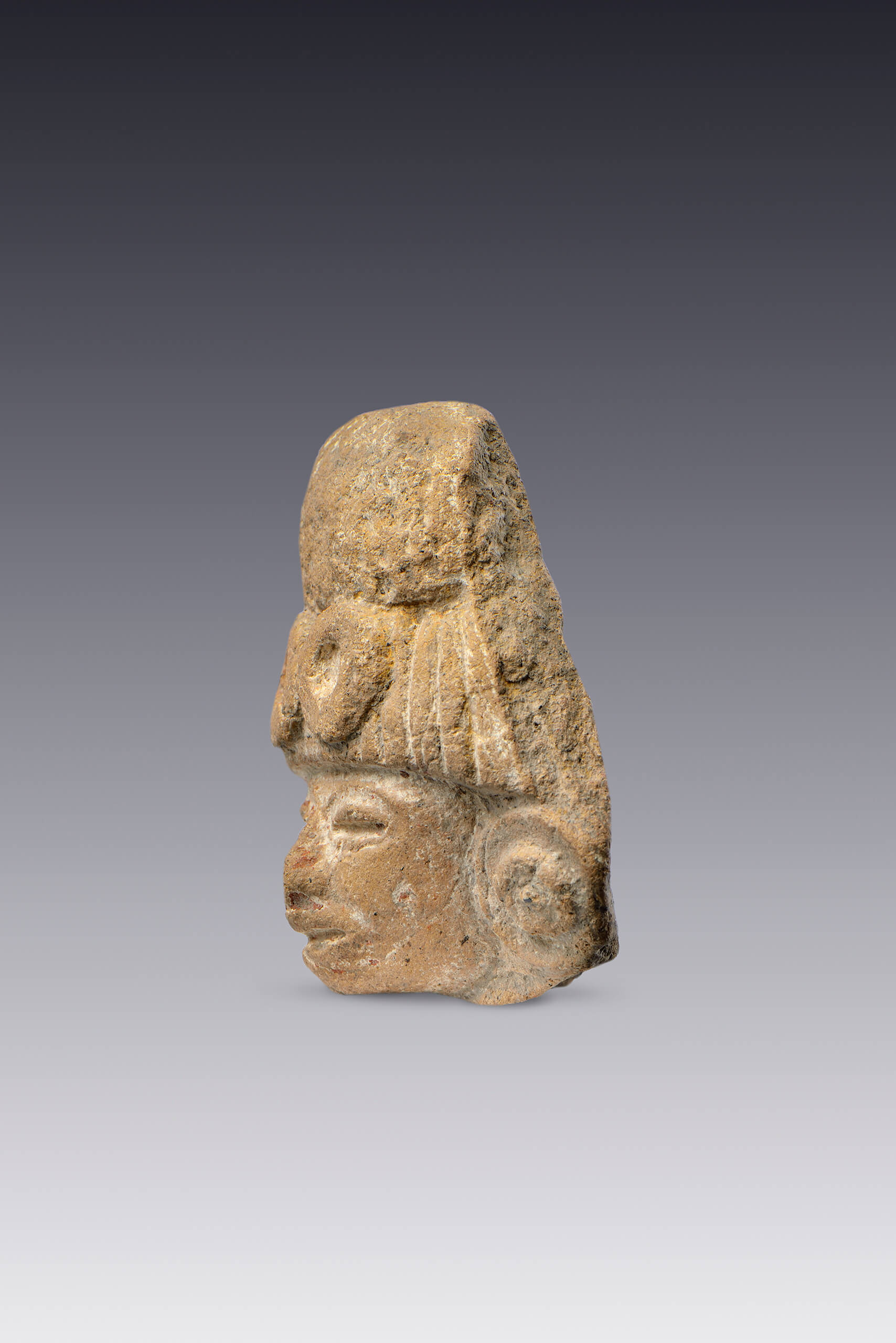 Fragmento de figurilla teotihuacana | El México antiguo. Salas de Arte Prehispánico | Museo Amparo, Puebla