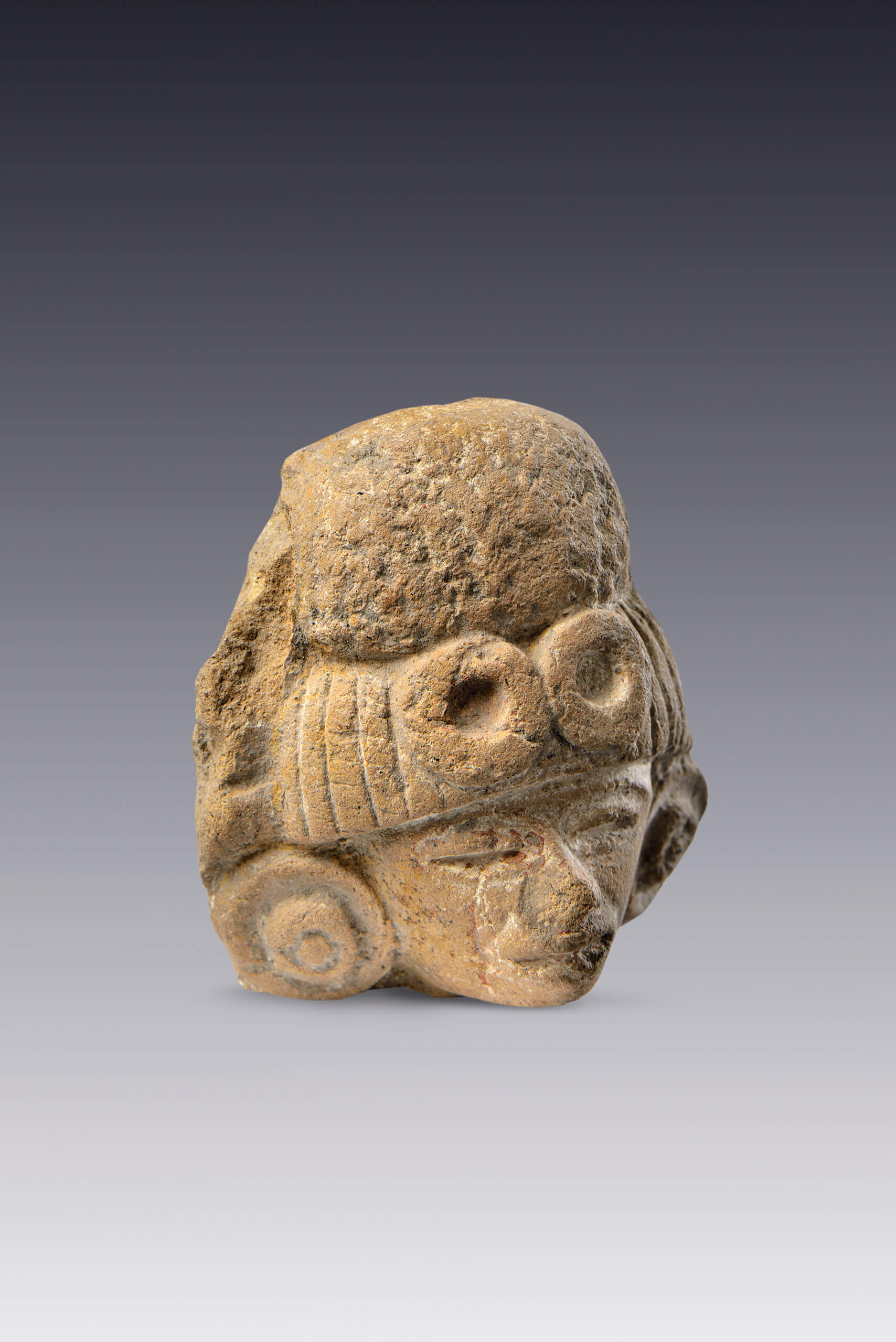 Fragmento de figurilla teotihuacana | El México antiguo. Salas de Arte Prehispánico | Museo Amparo, Puebla