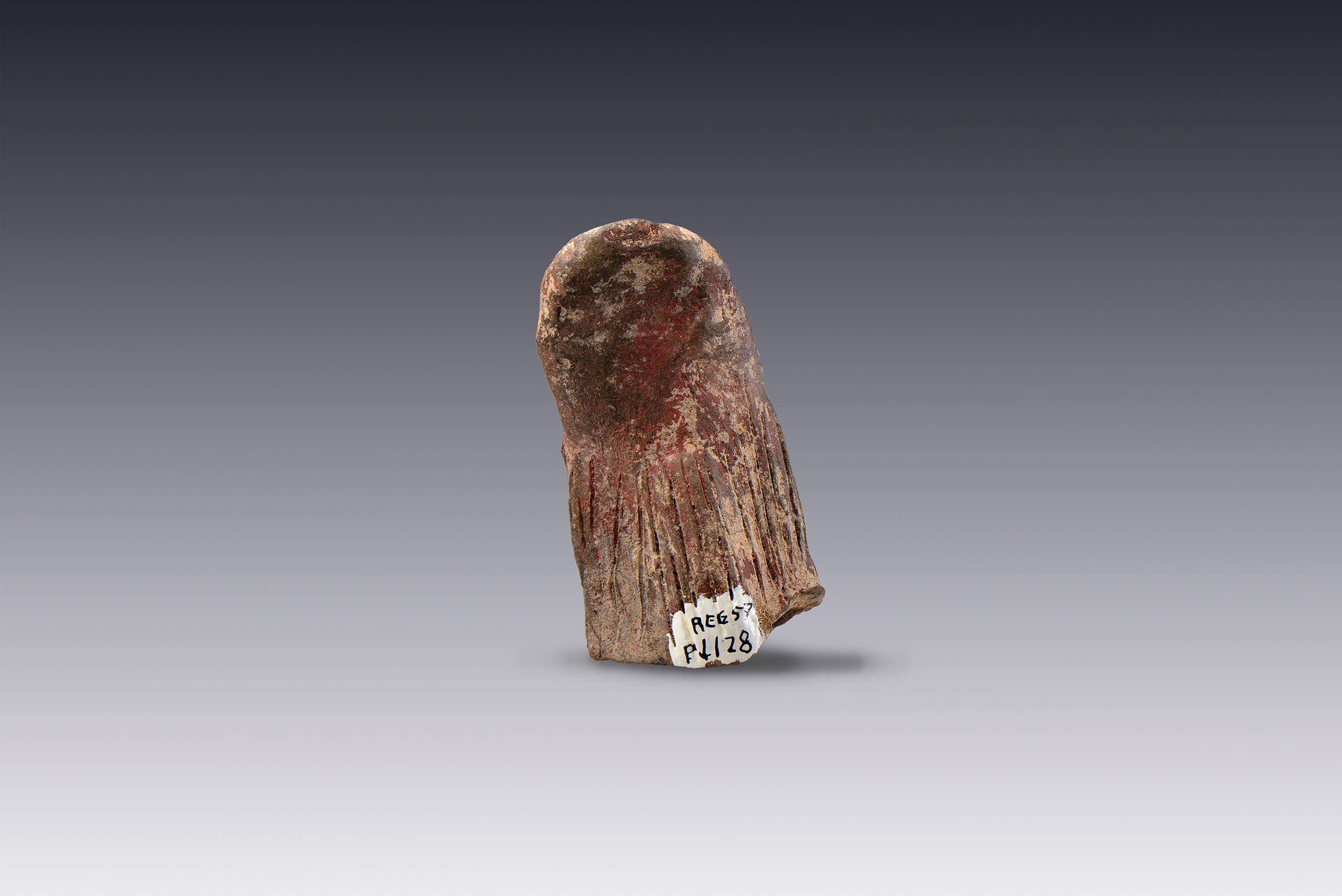 Cabeza de figurilla antropomorfa | El M&eacute;xico antiguo. Salas de Arte Prehisp&aacute;nico | Museo Amparo, Puebla