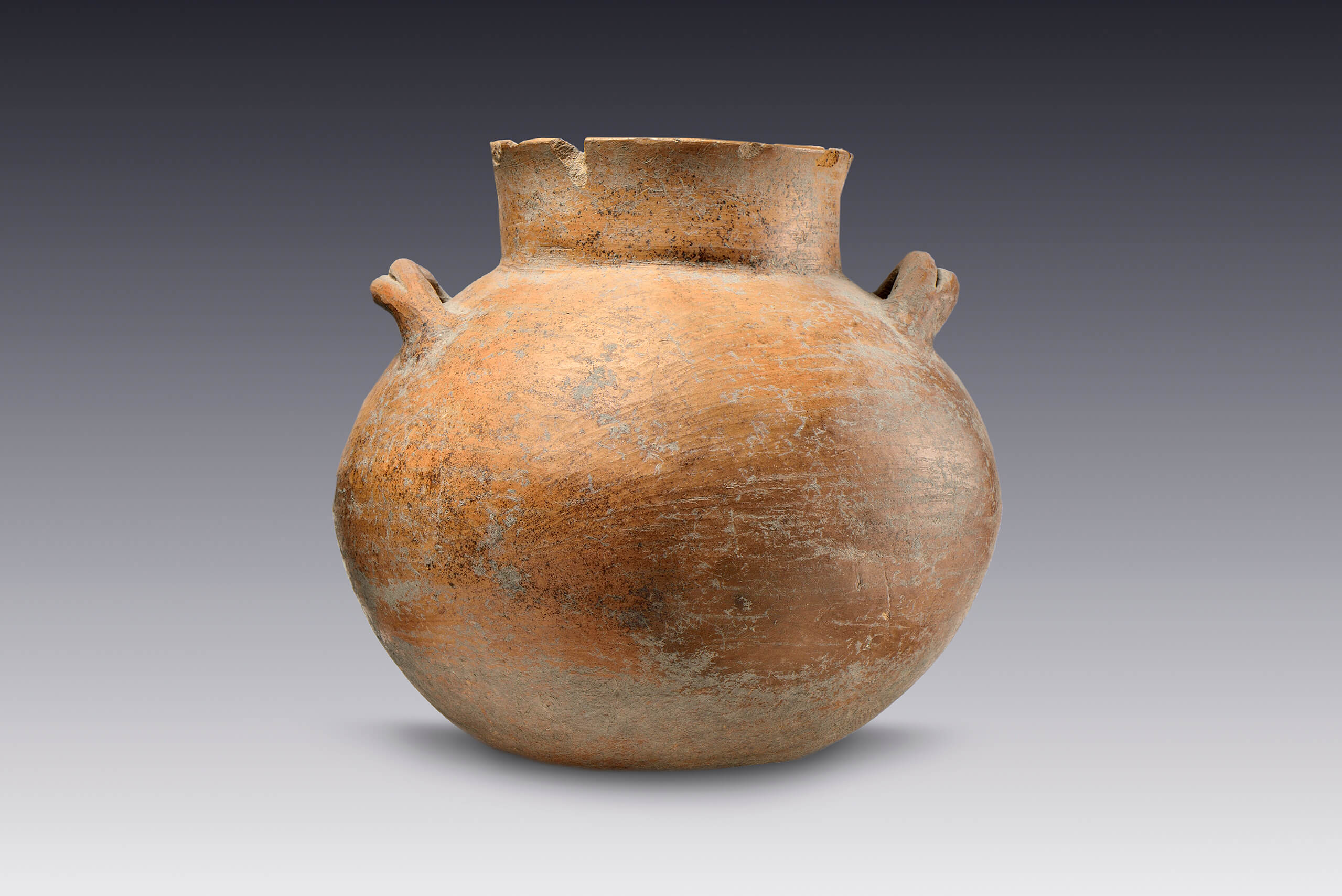 Olla vertedera | El M&eacute;xico antiguo. Salas de Arte Prehisp&aacute;nico | Museo Amparo, Puebla