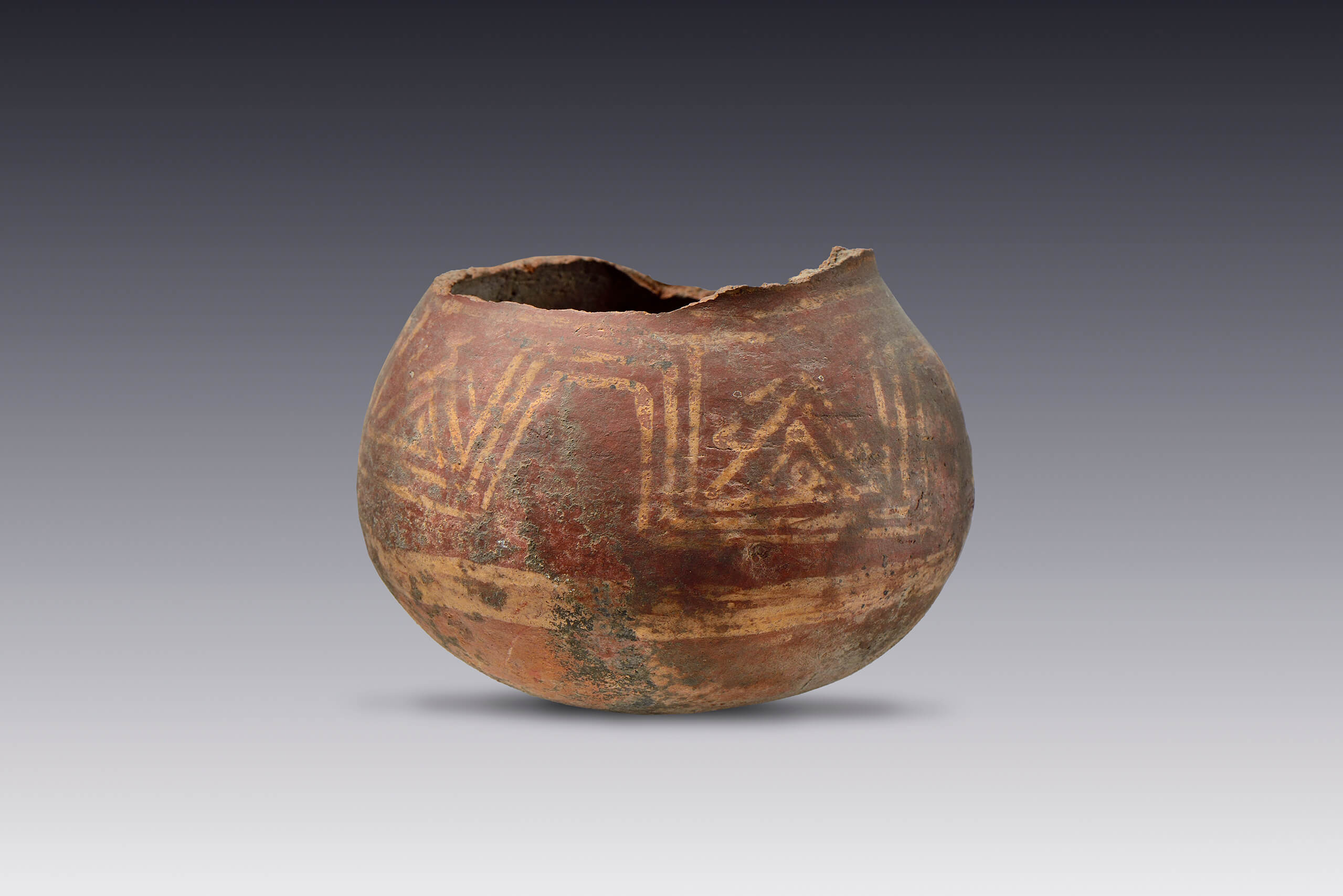 Olla bicroma | El M&eacute;xico antiguo. Salas de Arte Prehisp&aacute;nico | Museo Amparo, Puebla