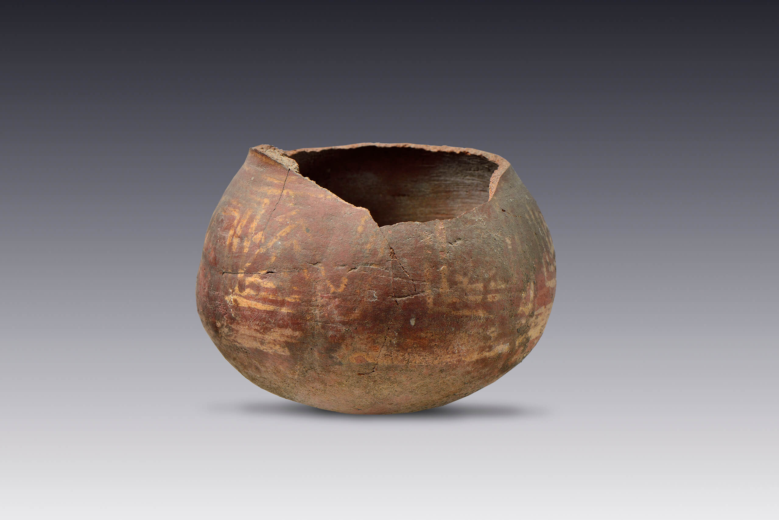 Olla bicroma | El M&eacute;xico antiguo. Salas de Arte Prehisp&aacute;nico | Museo Amparo, Puebla