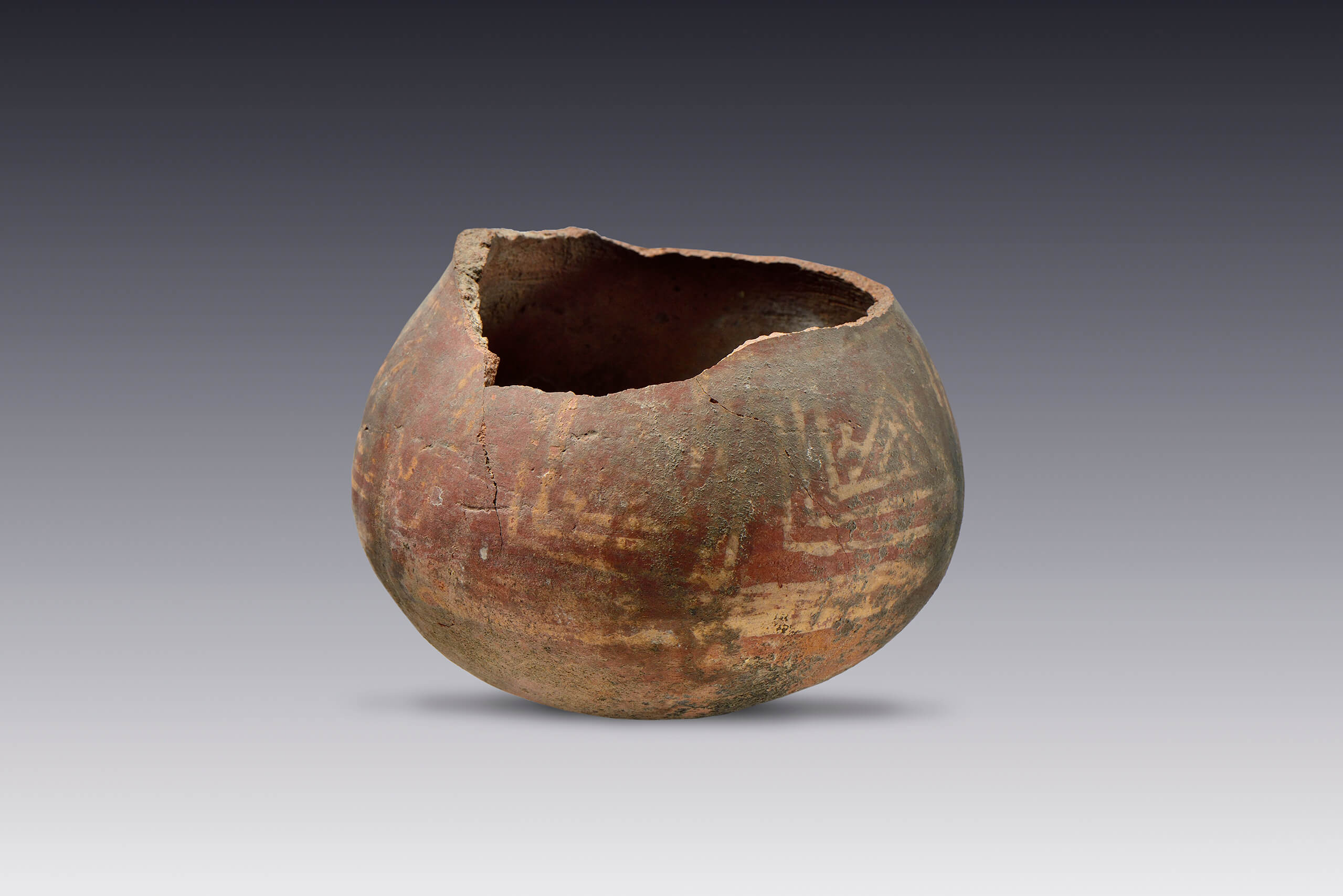 Olla bicroma | El M&eacute;xico antiguo. Salas de Arte Prehisp&aacute;nico | Museo Amparo, Puebla