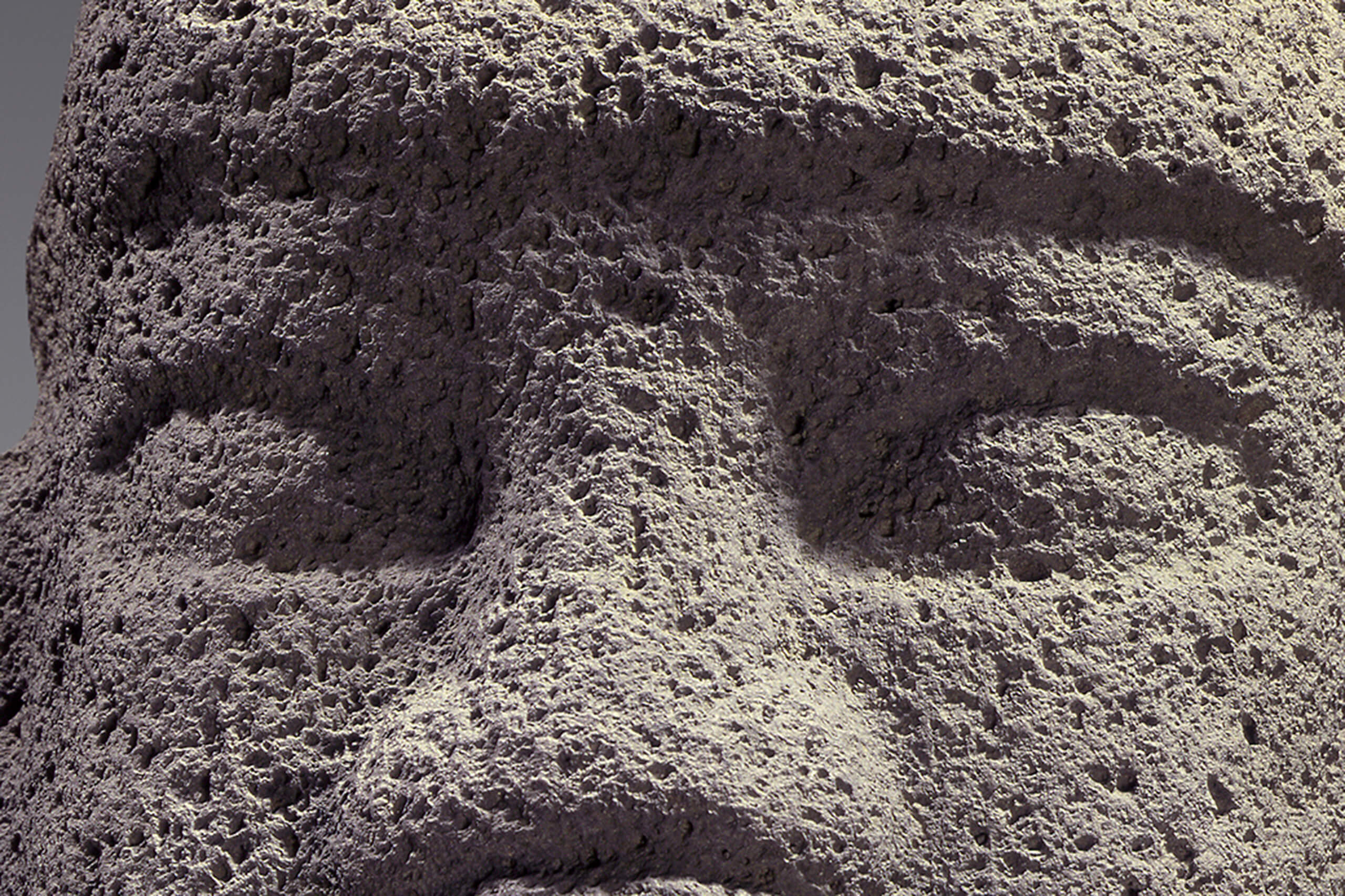 Cabeza de una escultura olmeca | El México antiguo. Salas de Arte Prehispánico | Museo Amparo, Puebla