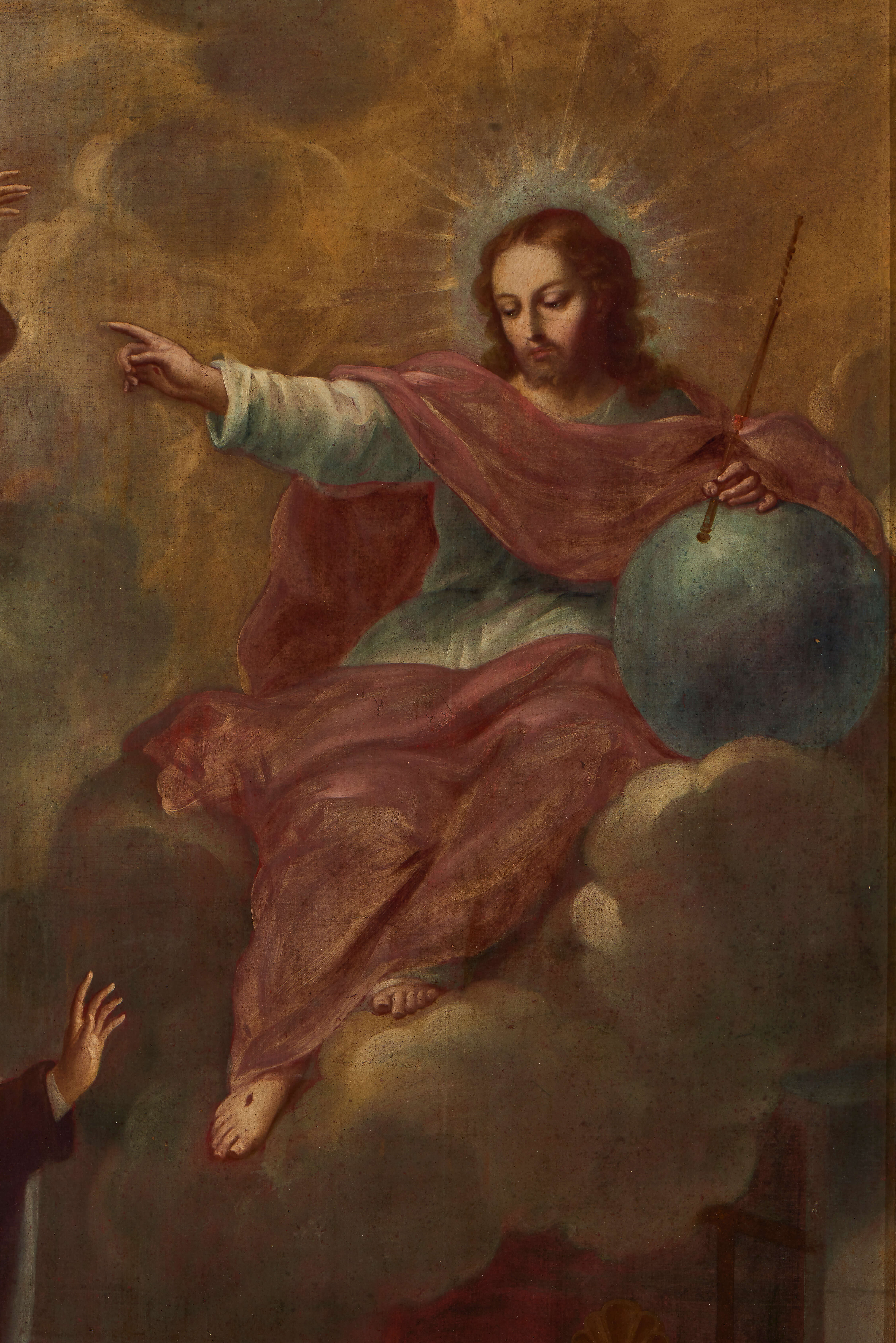 Promesa de Cristo a Santa Teresa sobre la intercesión de San  Pedro de Alcántara | José de Ibarra, el lenguaje del afecto | Museo Amparo, Puebla