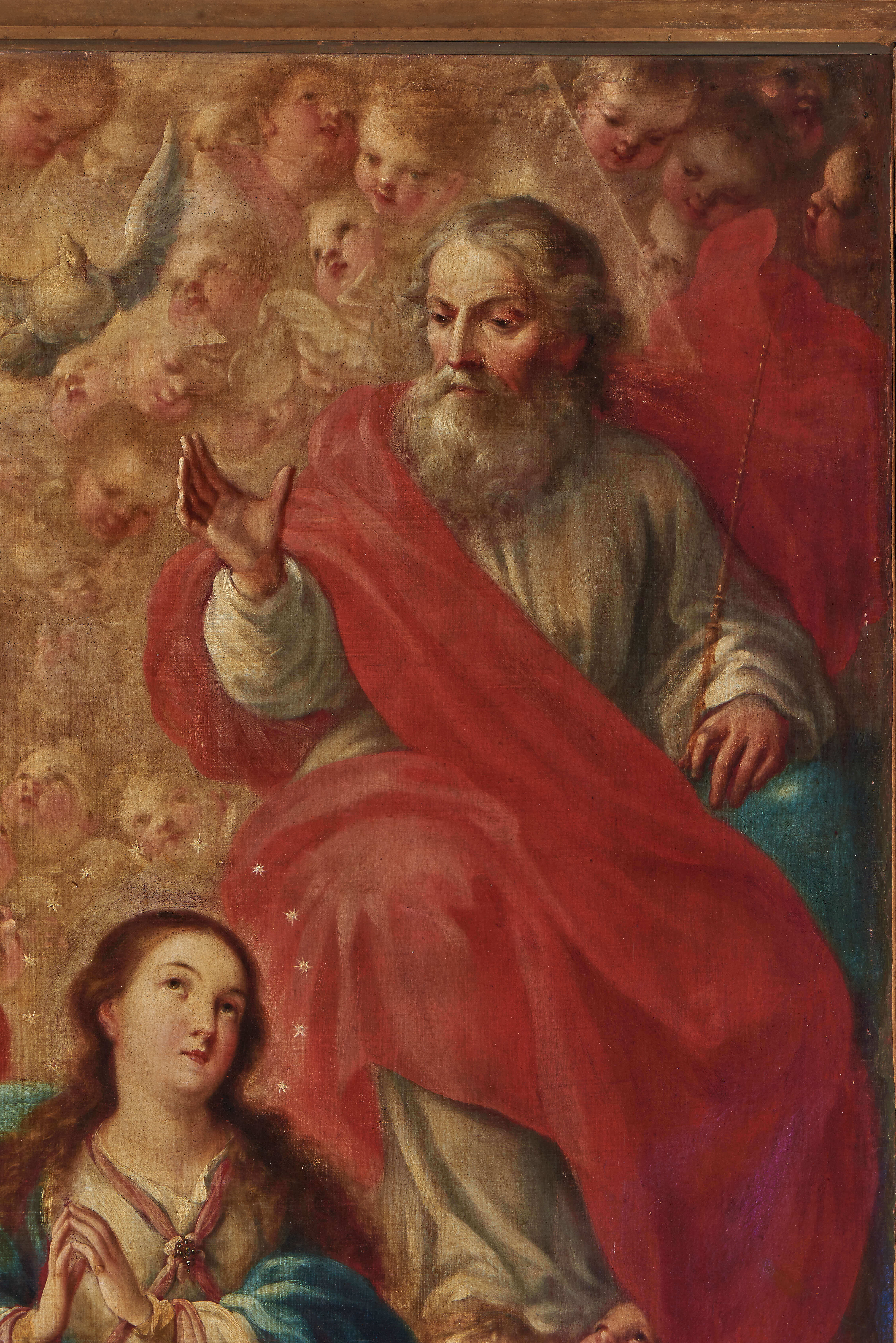Inmaculada Concepción con la Trinidad | José de Ibarra, el lenguaje del afecto | Museo Amparo, Puebla