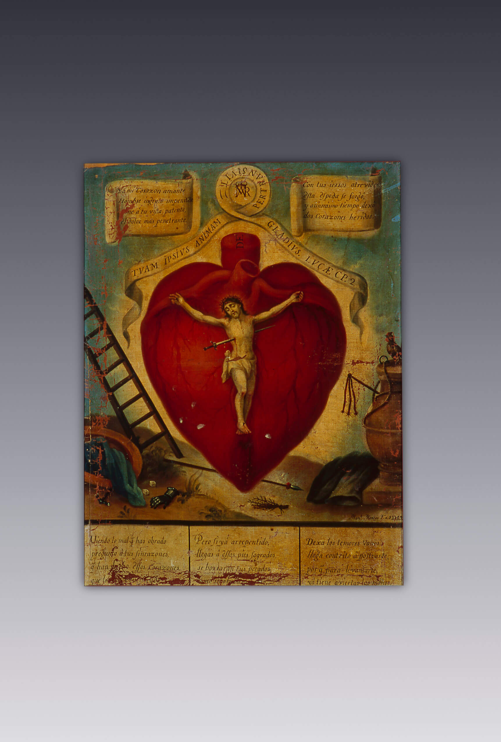 Alegoría del Sagrado Corazón | Salas de Arte Virreinal y Siglo XIX | Museo Amparo, Puebla