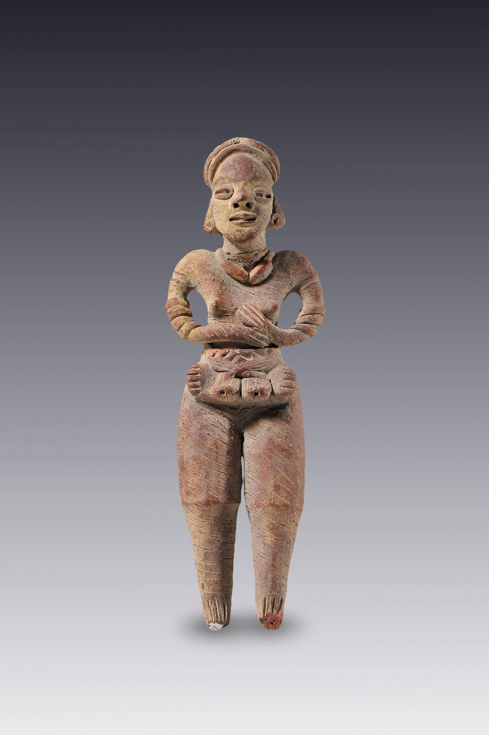 Mujeres con decoración corporal | El México antiguo. Salas de Arte Prehispánico | Museo Amparo, Puebla