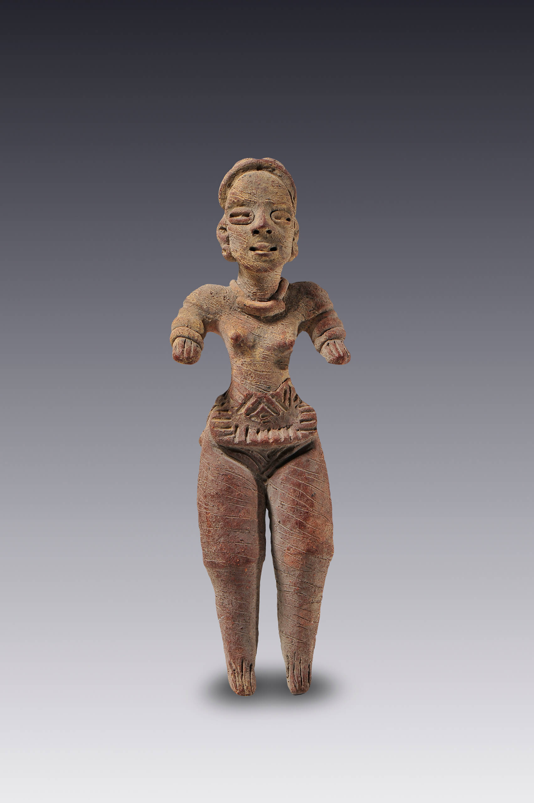 Mujeres con decoración corporal | El México antiguo. Salas de Arte Prehispánico | Museo Amparo, Puebla