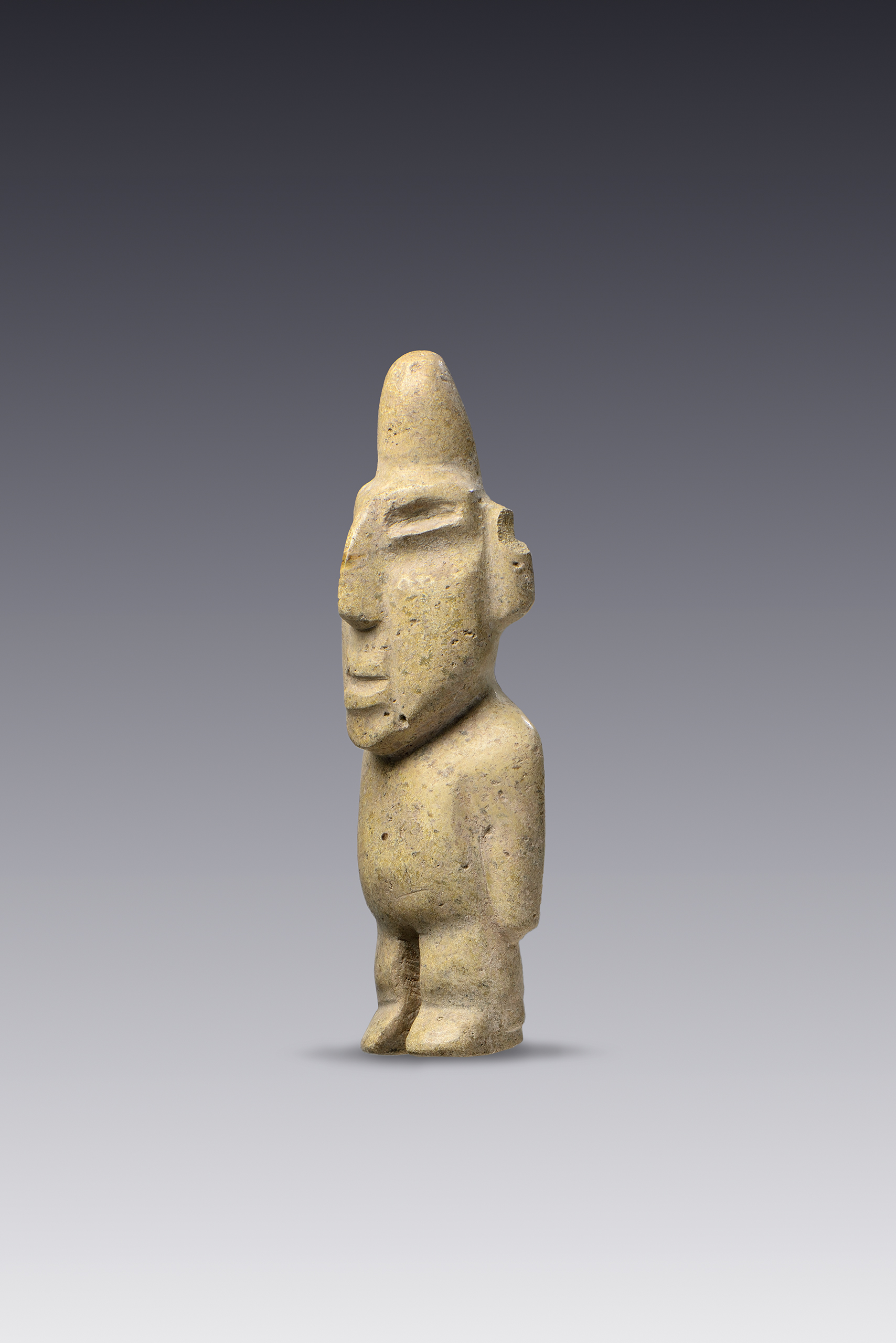 Figurilla olmecoide antropomorfa | El México antiguo. Salas de Arte Prehispánico | Museo Amparo, Puebla