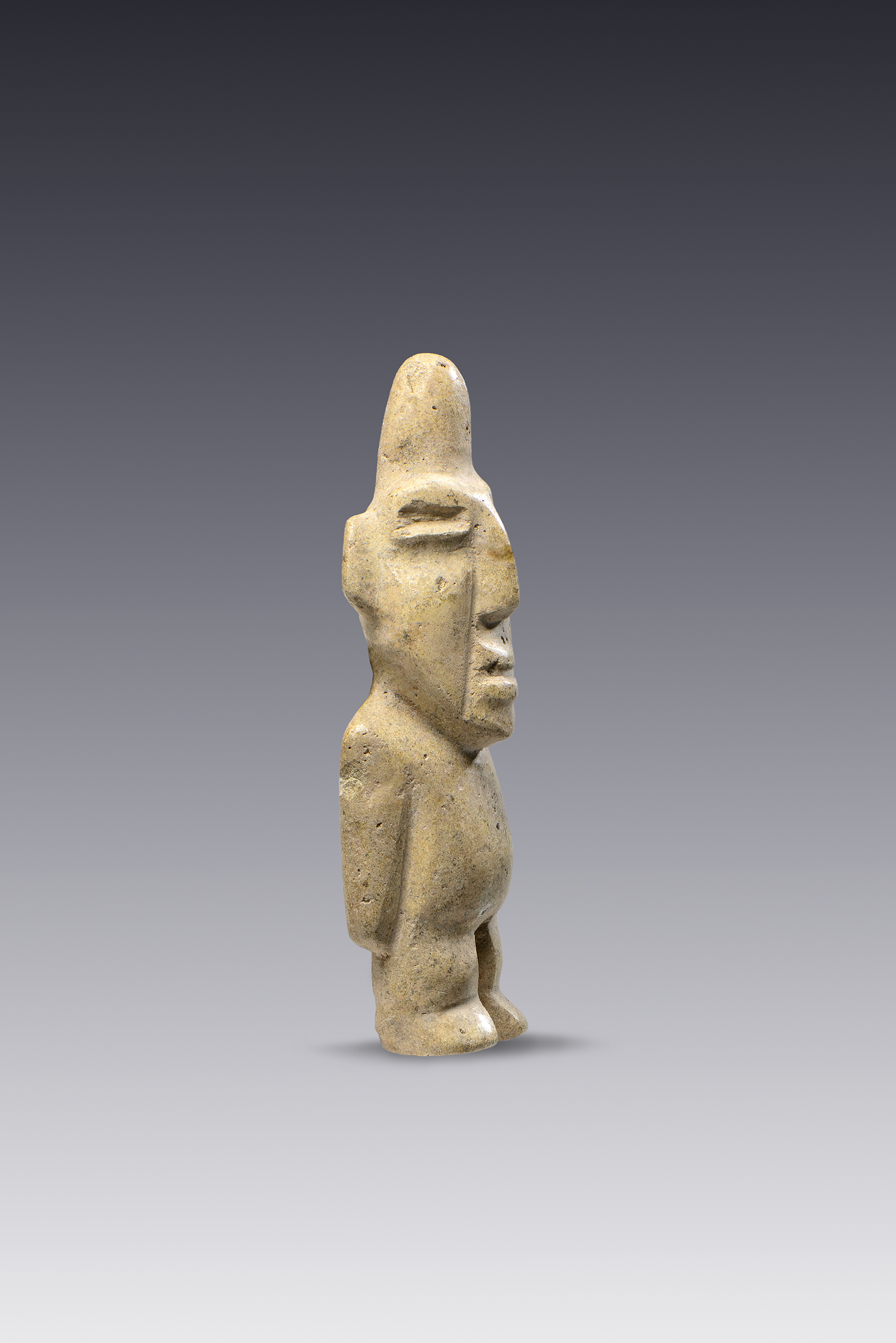Figurilla olmecoide antropomorfa | El México antiguo. Salas de Arte Prehispánico | Museo Amparo, Puebla