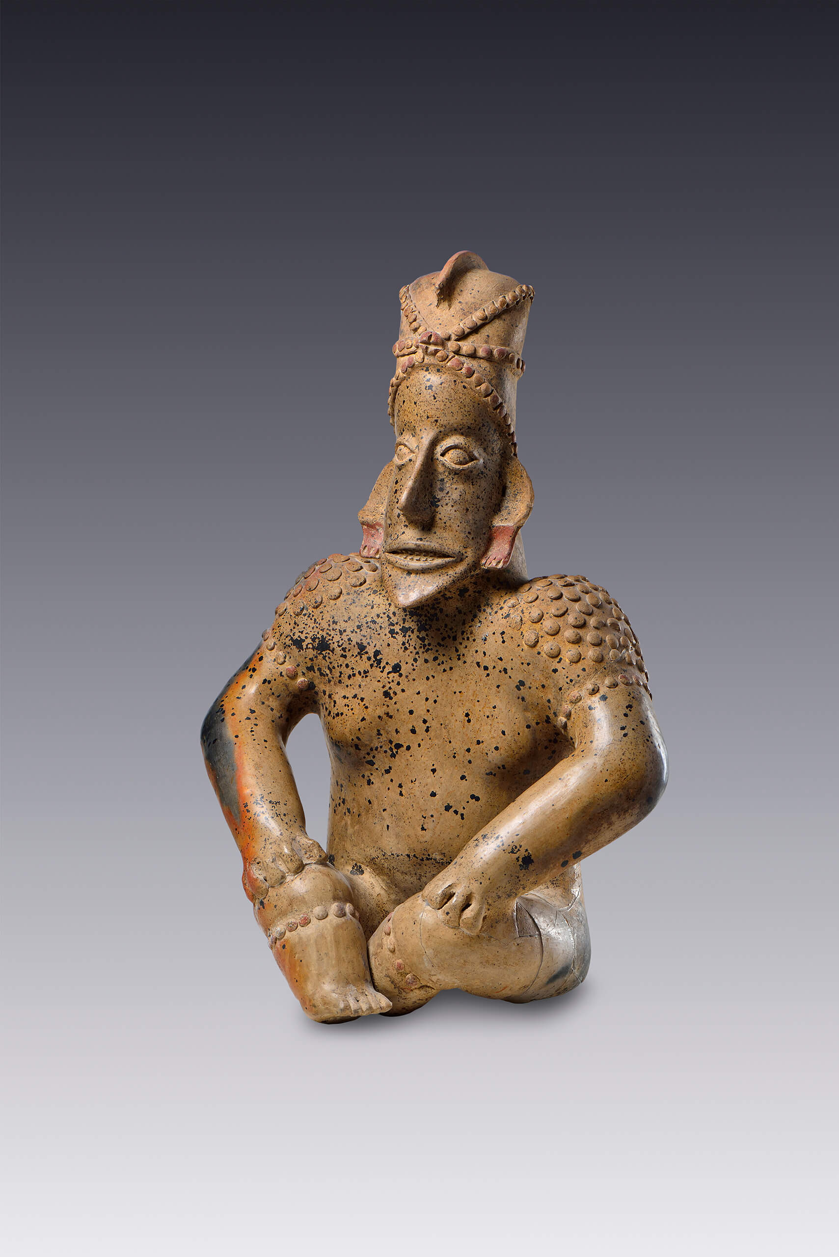 Hombre de alta jerarquía | El México antiguo. Salas de Arte Prehispánico | Museo Amparo, Puebla