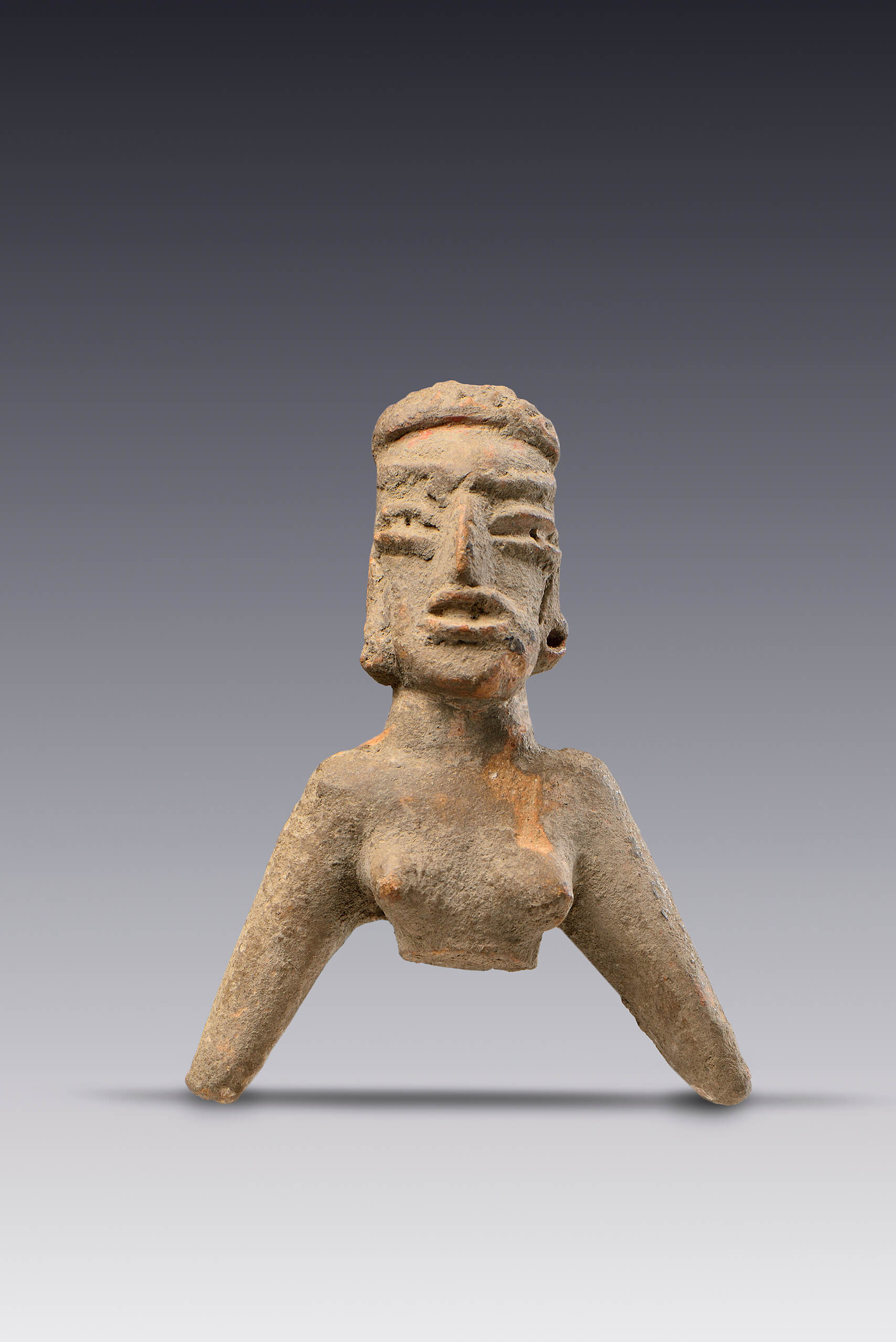 Figurilla antropomorfa  | El M&eacute;xico antiguo. Salas de Arte Prehisp&aacute;nico | Museo Amparo, Puebla