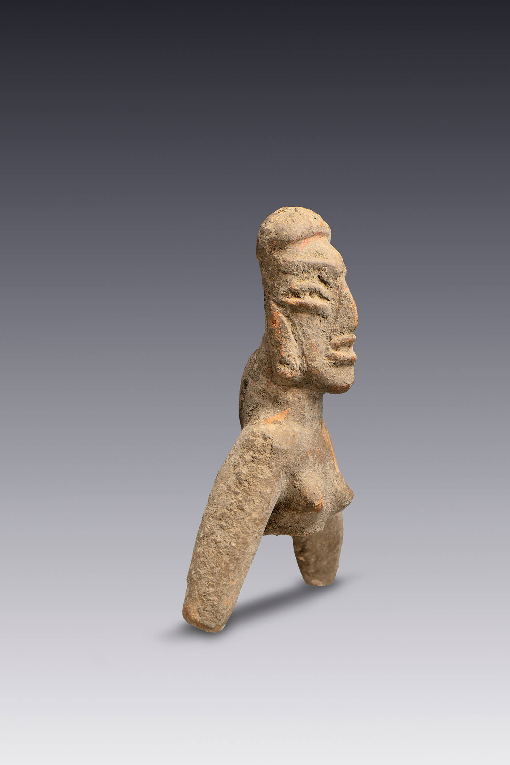 Figurilla antropomorfa  | El M&eacute;xico antiguo. Salas de Arte Prehisp&aacute;nico | Museo Amparo, Puebla