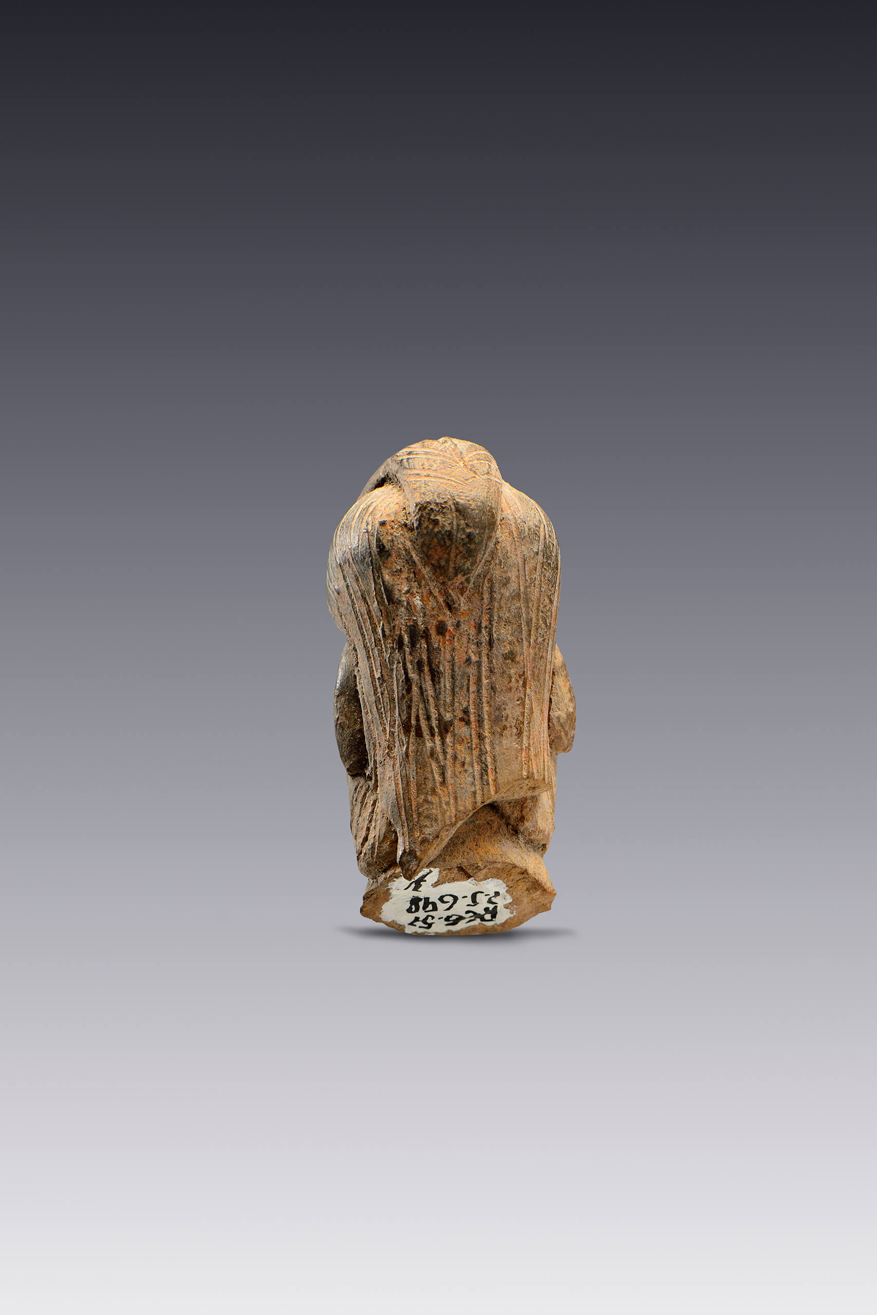 Cabeza de figurilla antropomorfa | El M&eacute;xico antiguo. Salas de Arte Prehisp&aacute;nico | Museo Amparo, Puebla