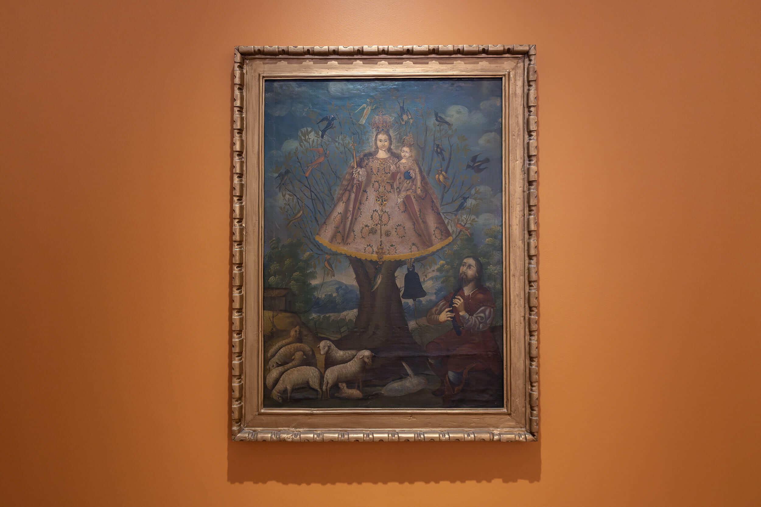 Virgen de Ar&aacute;nzazu | Una vuelta en espiral. 35 años Colección Museo Amparo | Museo Amparo, Puebla