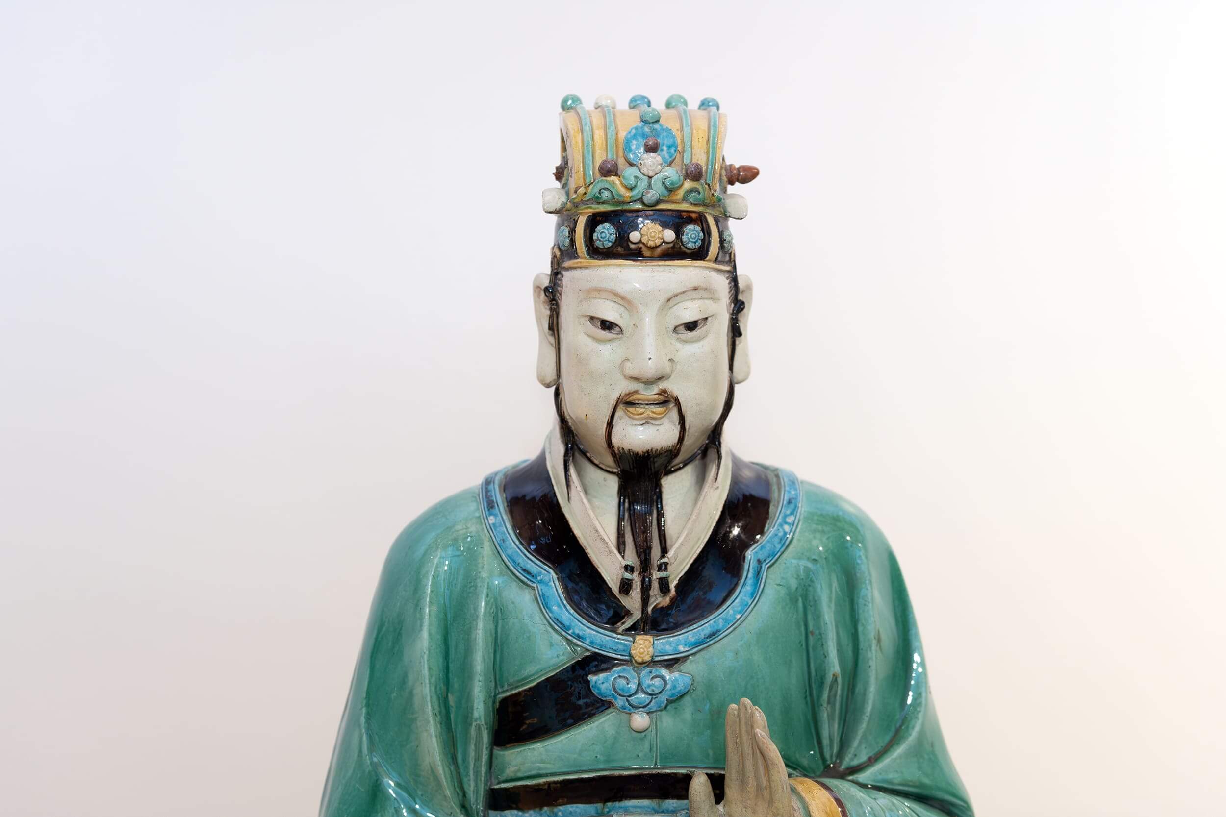 Funcionario Celestial Daoista, Dinast&iacute;a Ming | Una vuelta en espiral. 35 años Colección Museo Amparo | Museo Amparo, Puebla