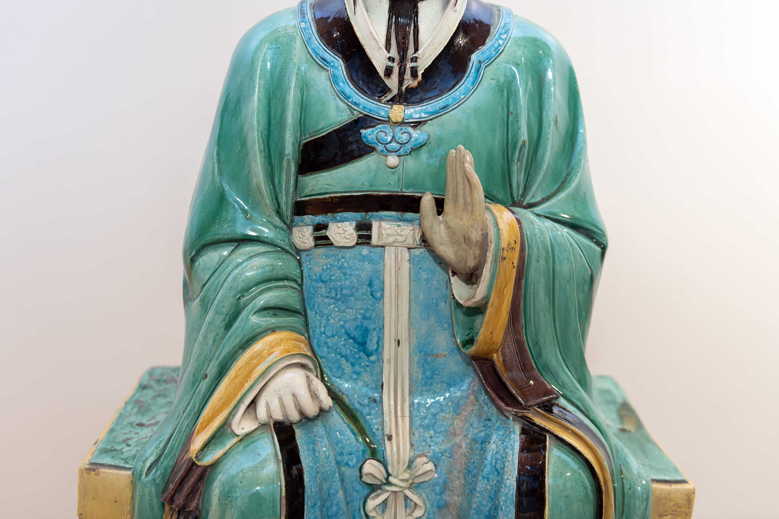 Funcionario Celestial Daoista, Dinast&iacute;a Ming | Una vuelta en espiral. 35 años Colección Museo Amparo | Museo Amparo, Puebla