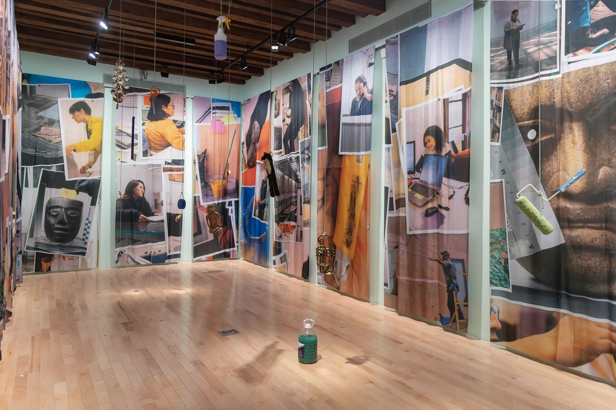Delante y detr&aacute;s | Fabienne Hess. Lo invisible y sus tramas | Museo Amparo, Puebla