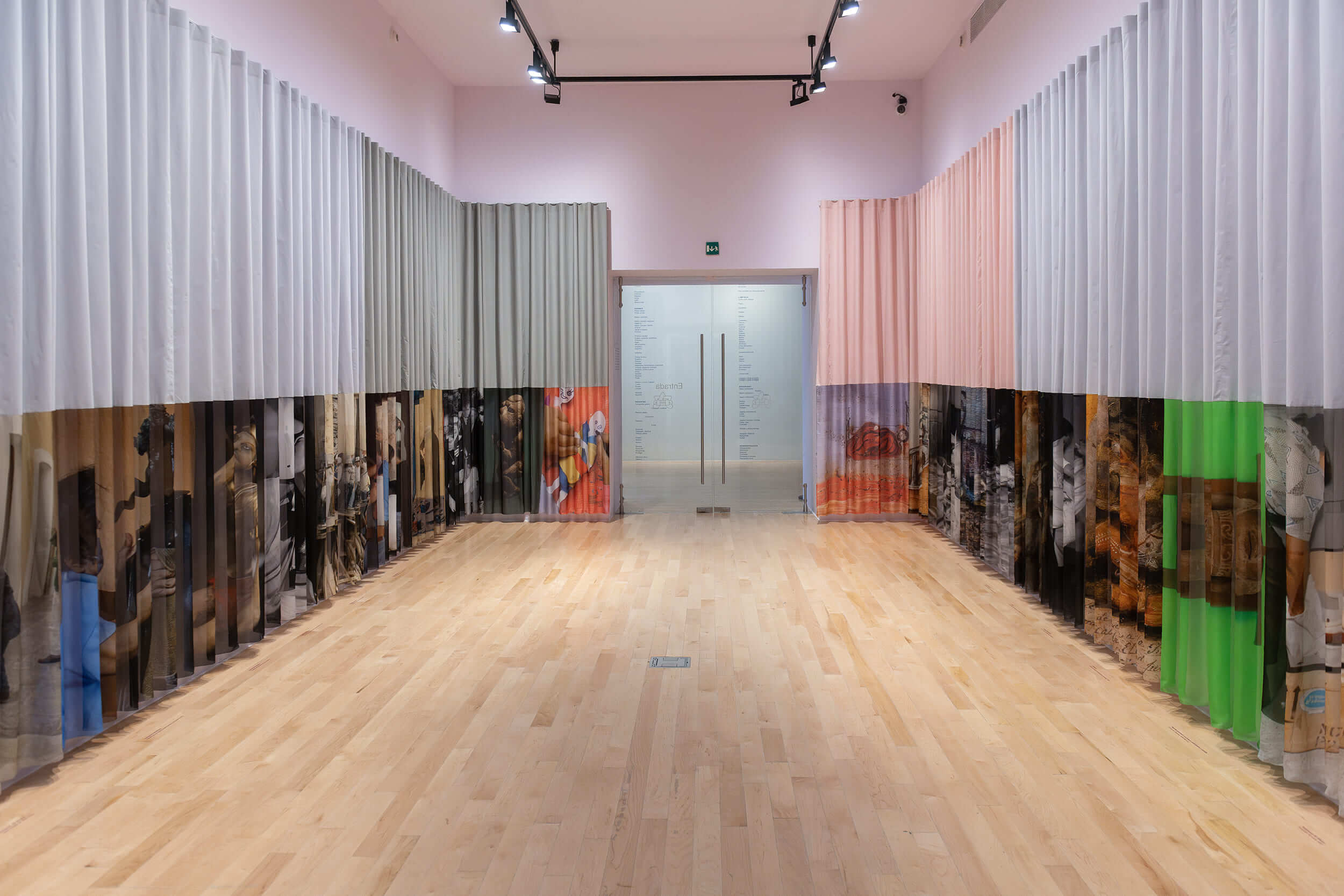 Cortina liminal | Fabienne Hess. Lo invisible y sus tramas | Museo Amparo, Puebla