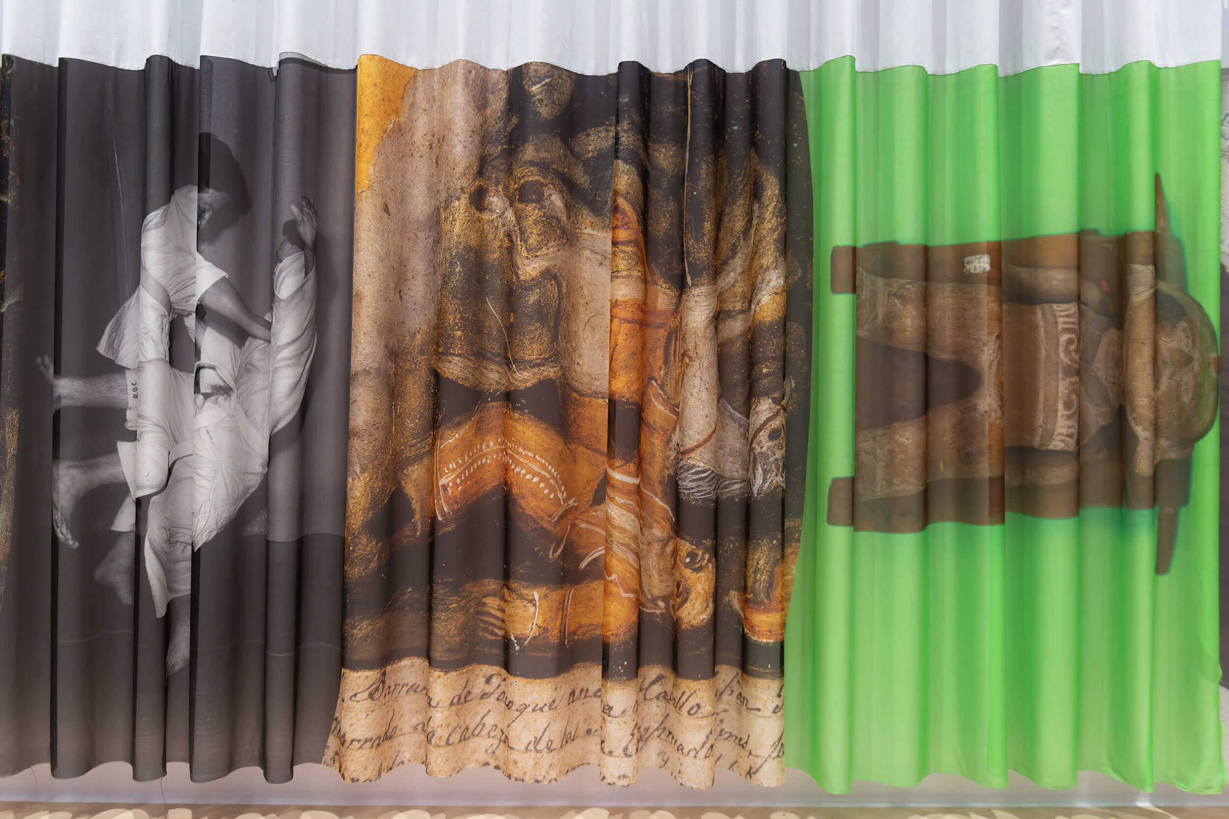 Cortina liminal | Fabienne Hess. Lo invisible y sus tramas | Museo Amparo, Puebla