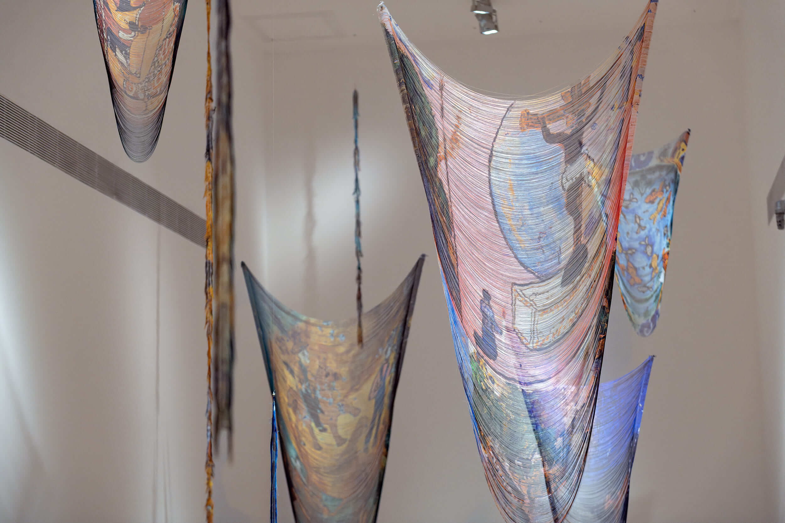 Part&iacute;culas del intersticio | Fabienne Hess. Lo invisible y sus tramas | Museo Amparo, Puebla