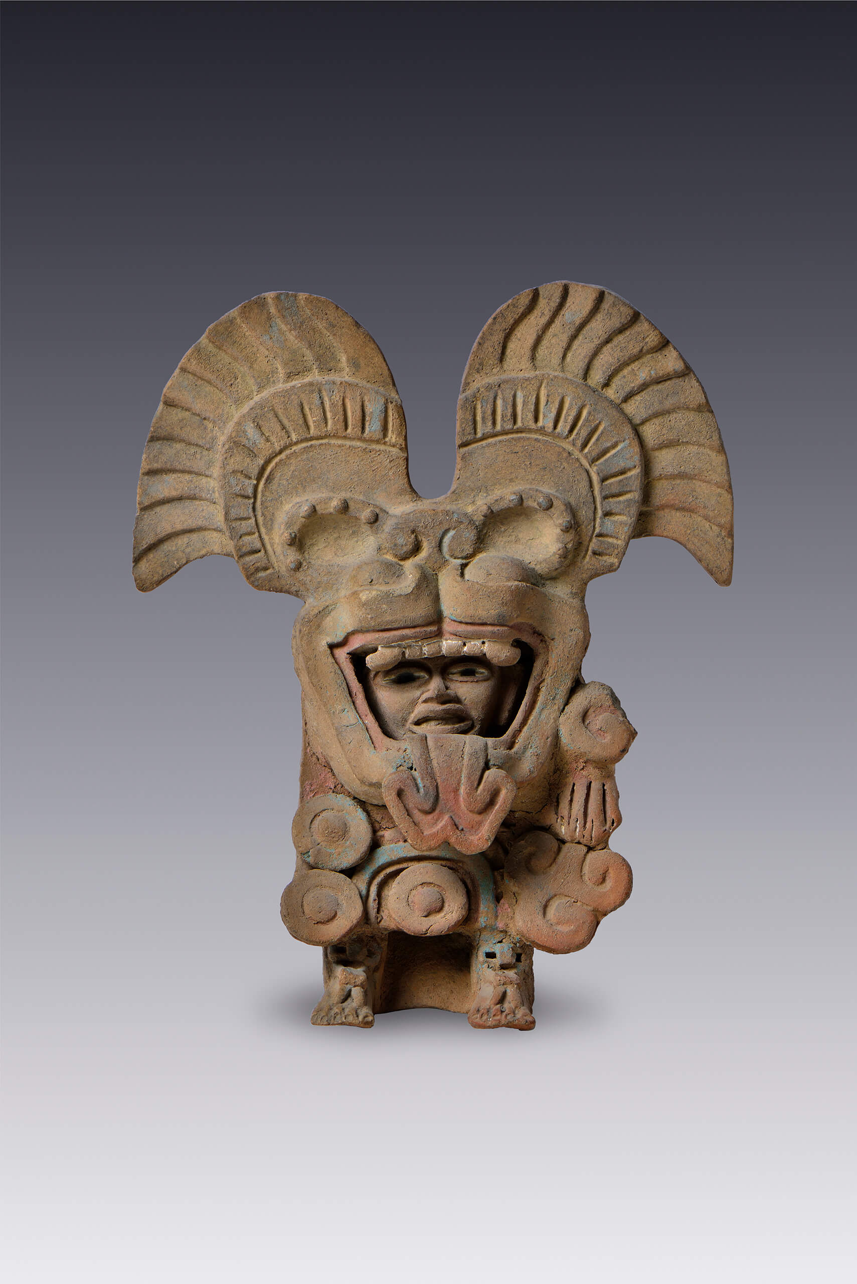 Personificación de un felino emplumado | El México antiguo. Salas de Arte Prehispánico | Museo Amparo, Puebla