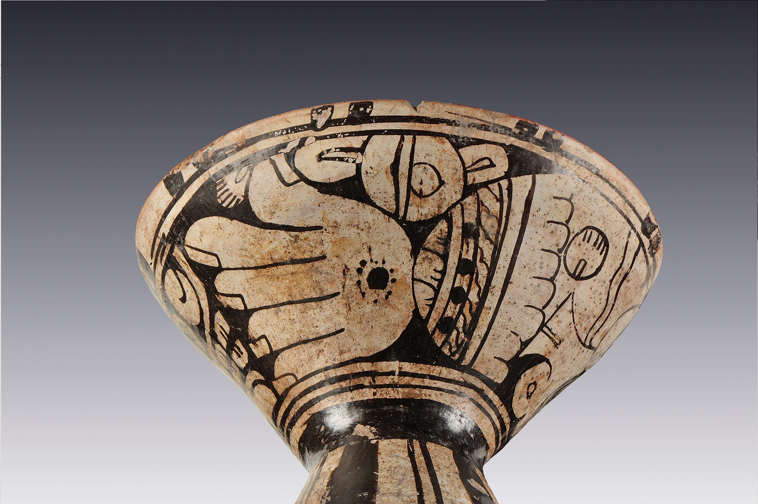Copas con imágenes sacrificiales | El México antiguo. Salas de Arte Prehispánico | Museo Amparo, Puebla