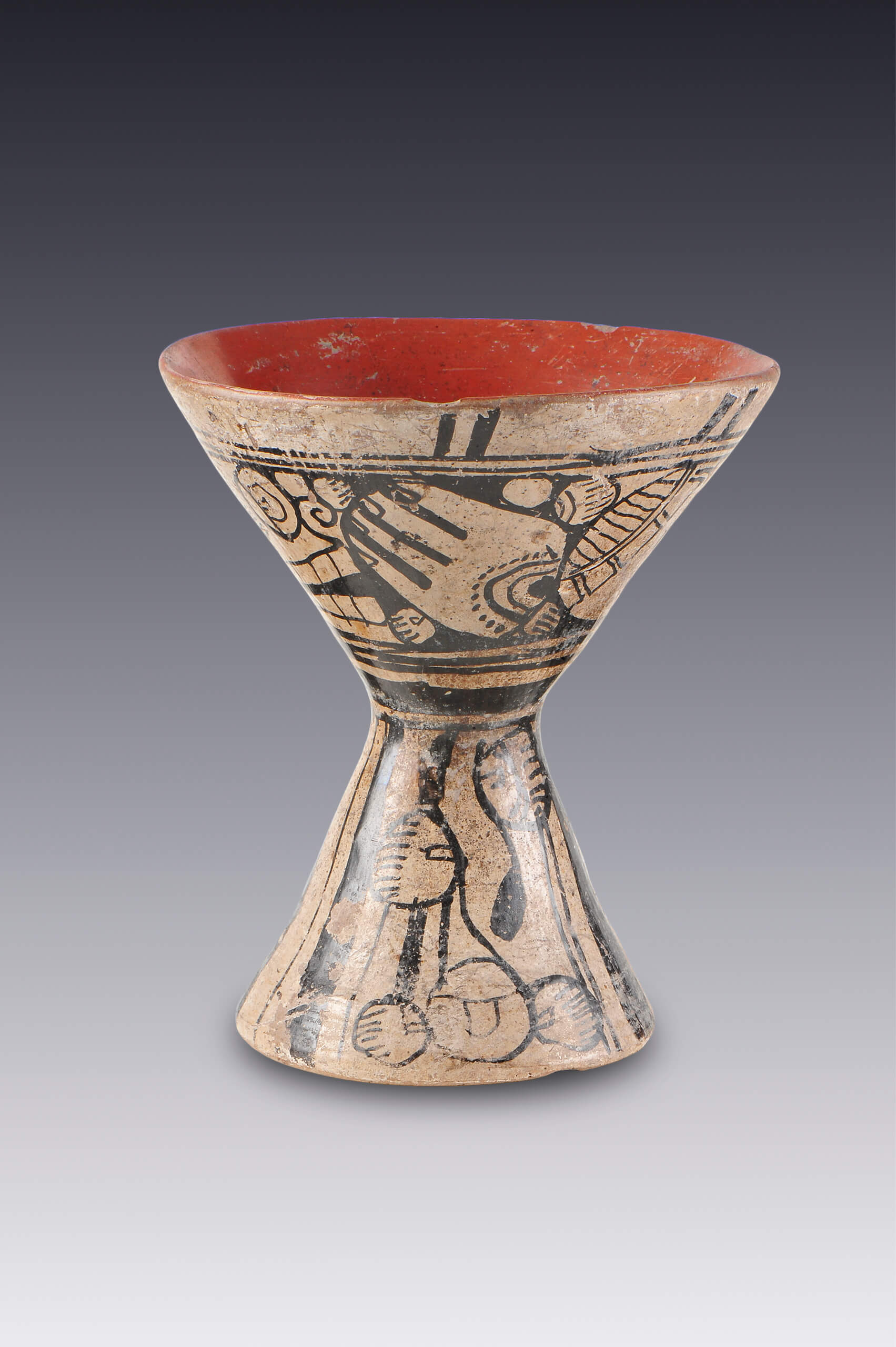 Copas con imágenes sacrificiales | El México antiguo. Salas de Arte Prehispánico | Museo Amparo, Puebla