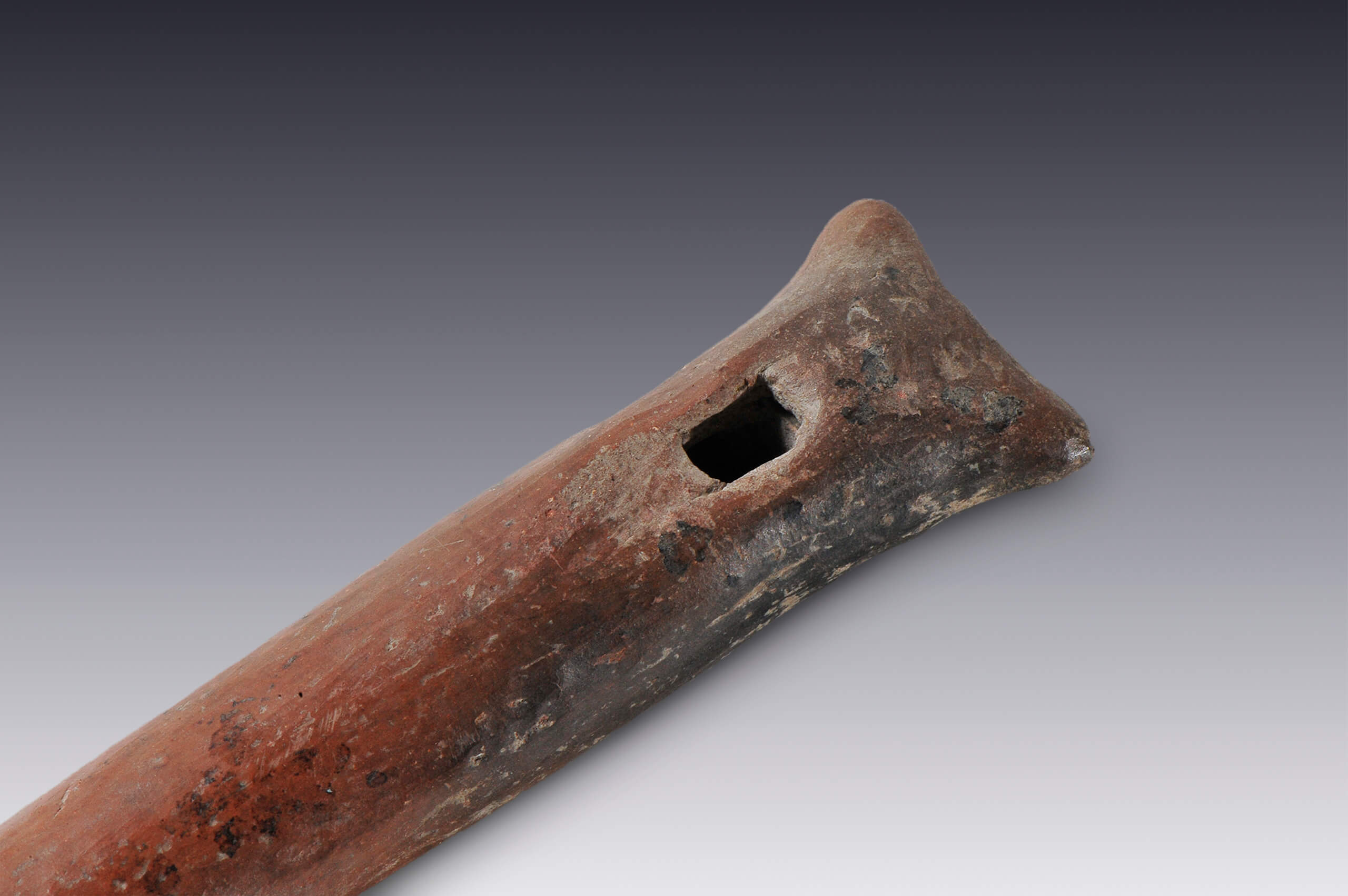 Flauta tubular | El México antiguo. Salas de Arte Prehispánico | Museo Amparo, Puebla