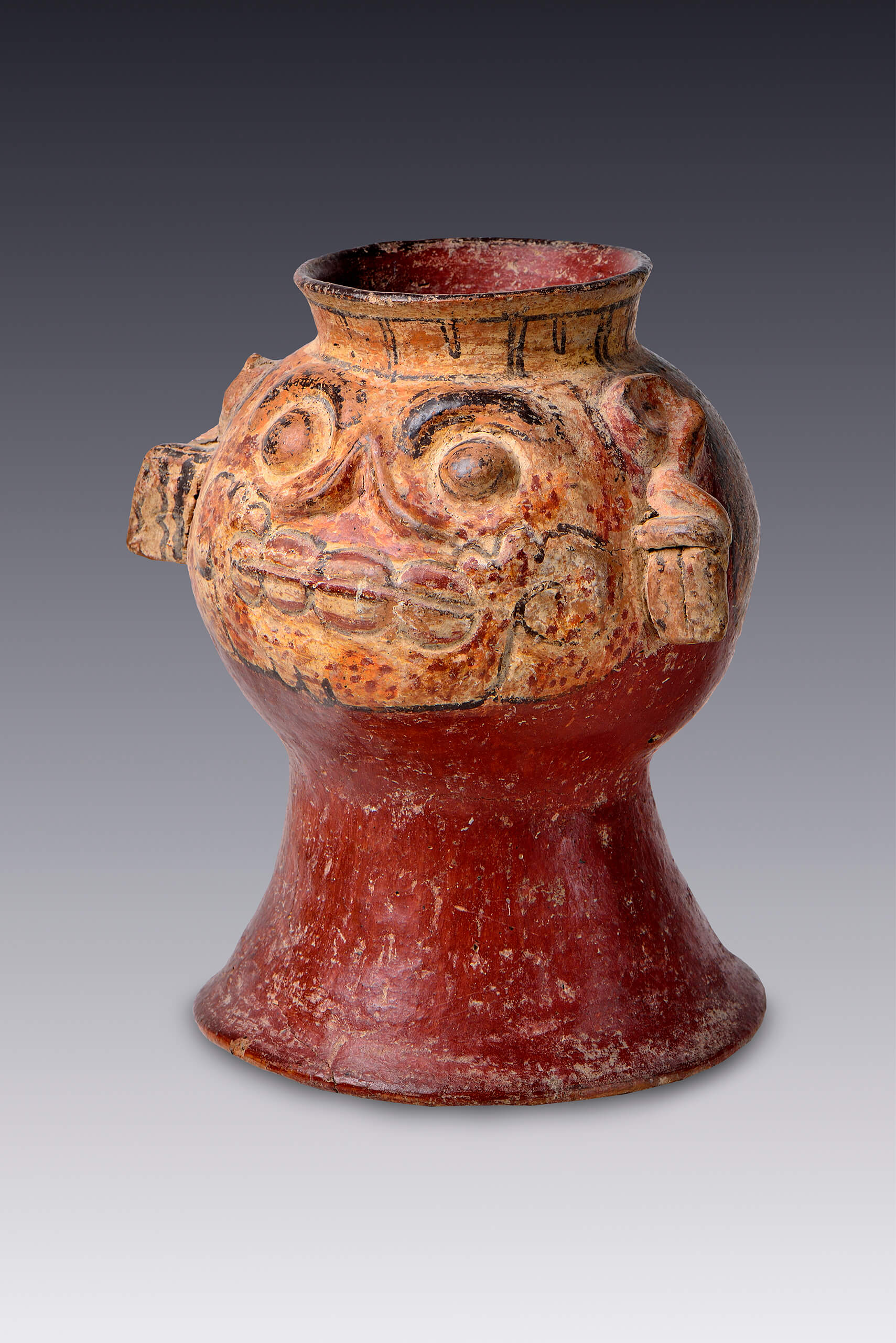Vasija con forma de cráneo | El México antiguo. Salas de Arte Prehispánico | Museo Amparo, Puebla