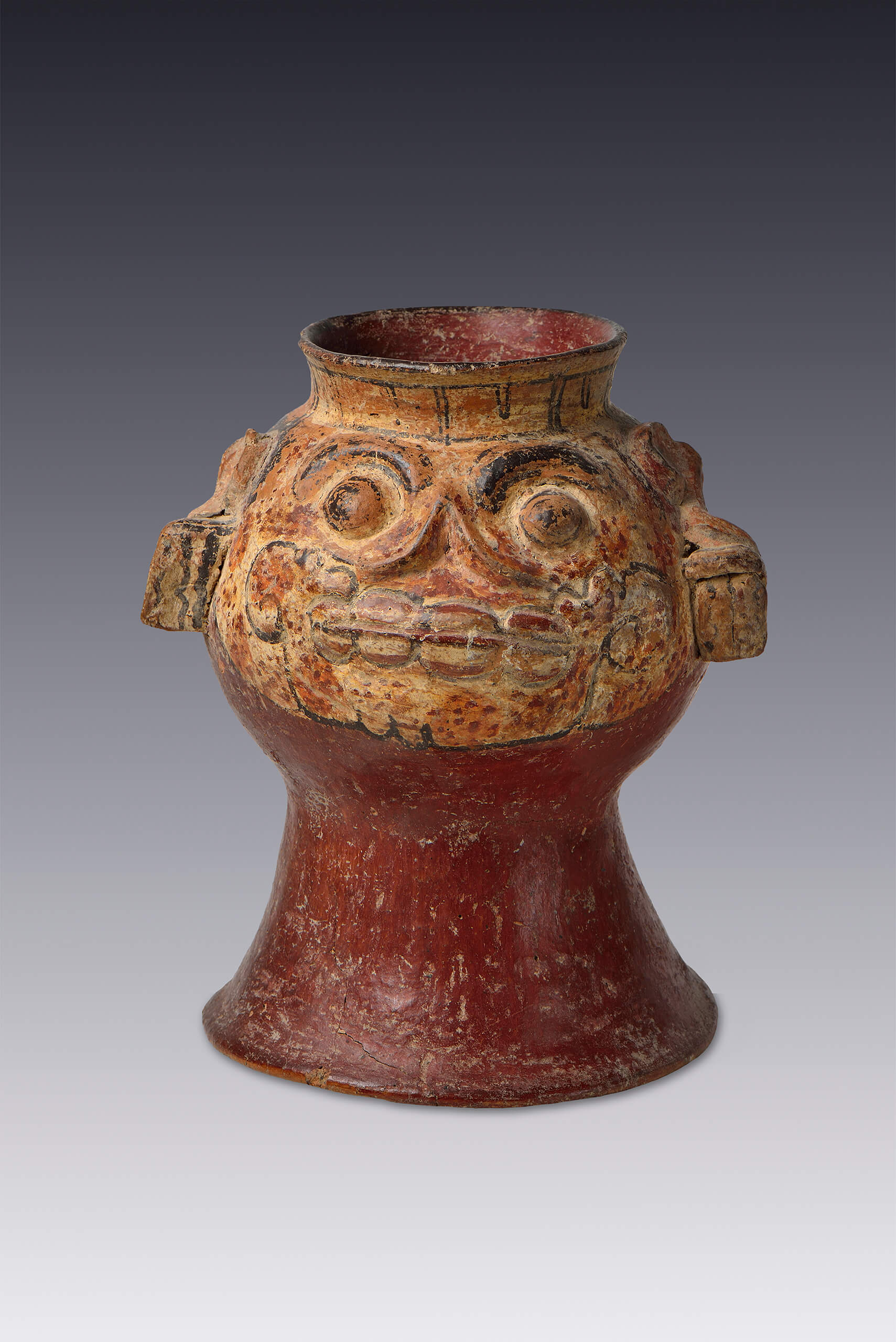 Vasija con forma de cráneo | El México antiguo. Salas de Arte Prehispánico | Museo Amparo, Puebla