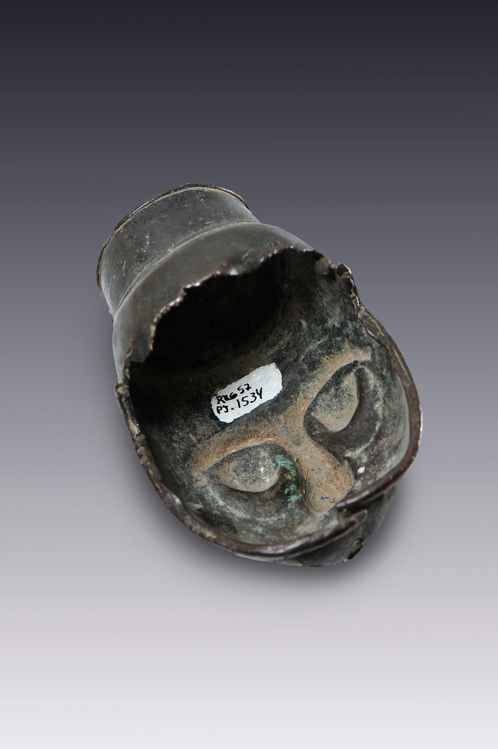 Cascabel antropomorfo | El México antiguo. Salas de Arte Prehispánico | Museo Amparo, Puebla