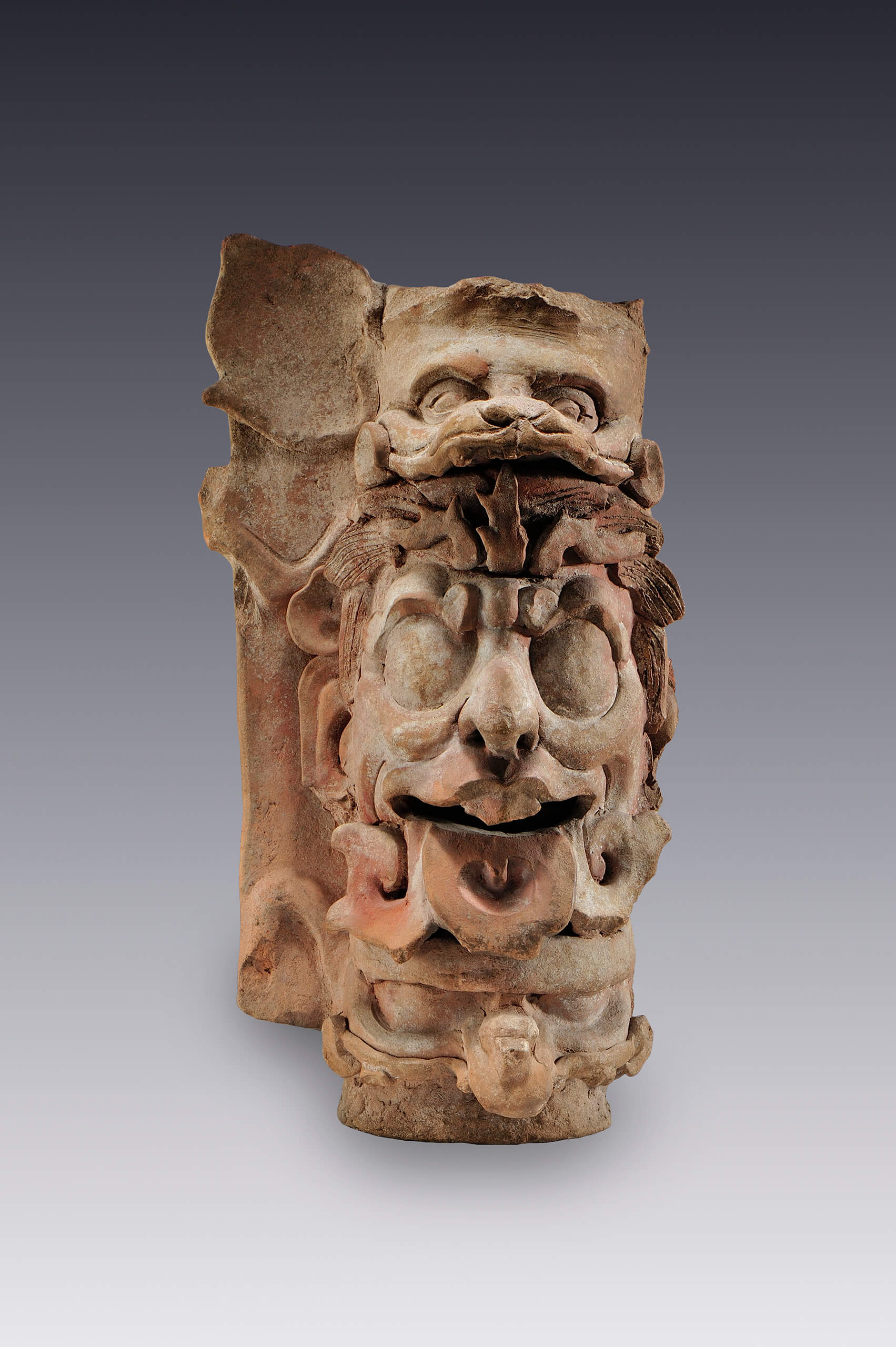 Portaincensario que reproduce al dios jaguar del inframundo | El México antiguo. Salas de Arte Prehispánico | Museo Amparo, Puebla