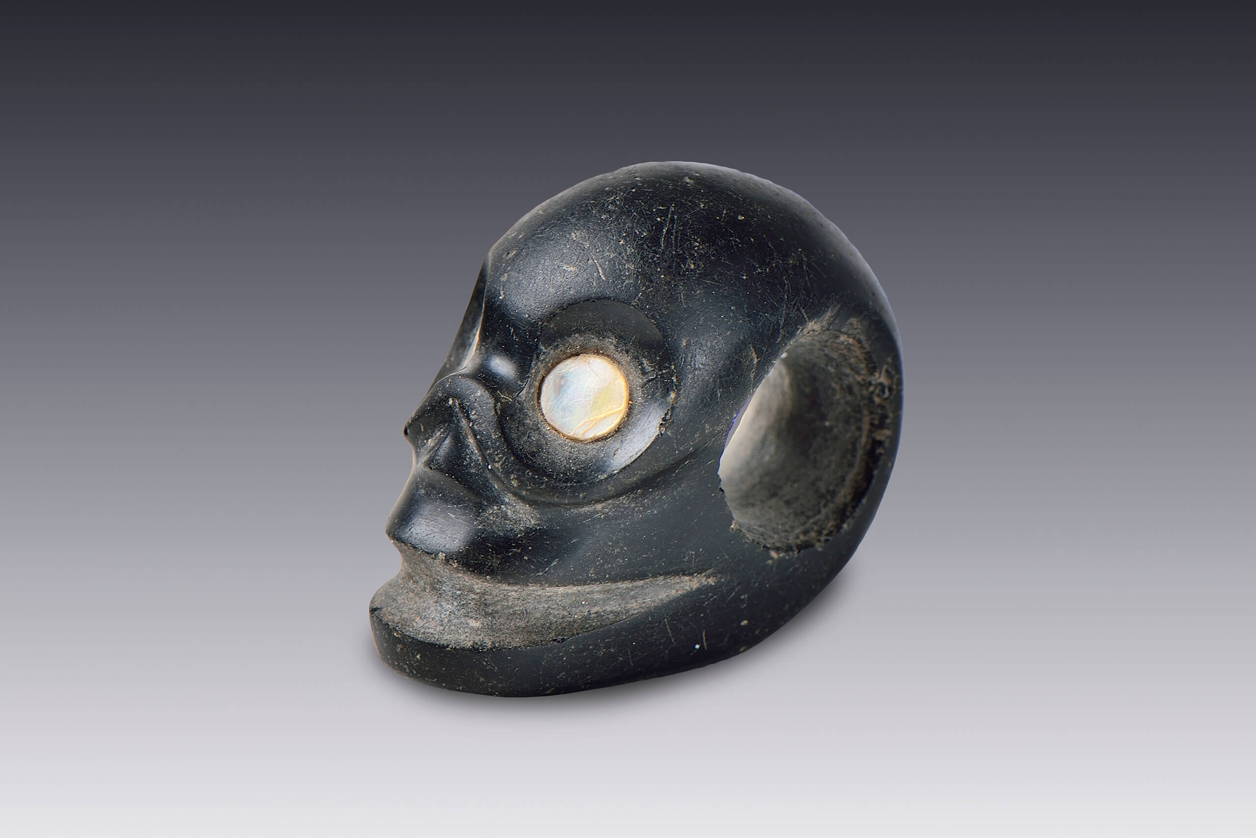 Representación de un cráneo | El México antiguo. Salas de Arte Prehispánico | Museo Amparo, Puebla