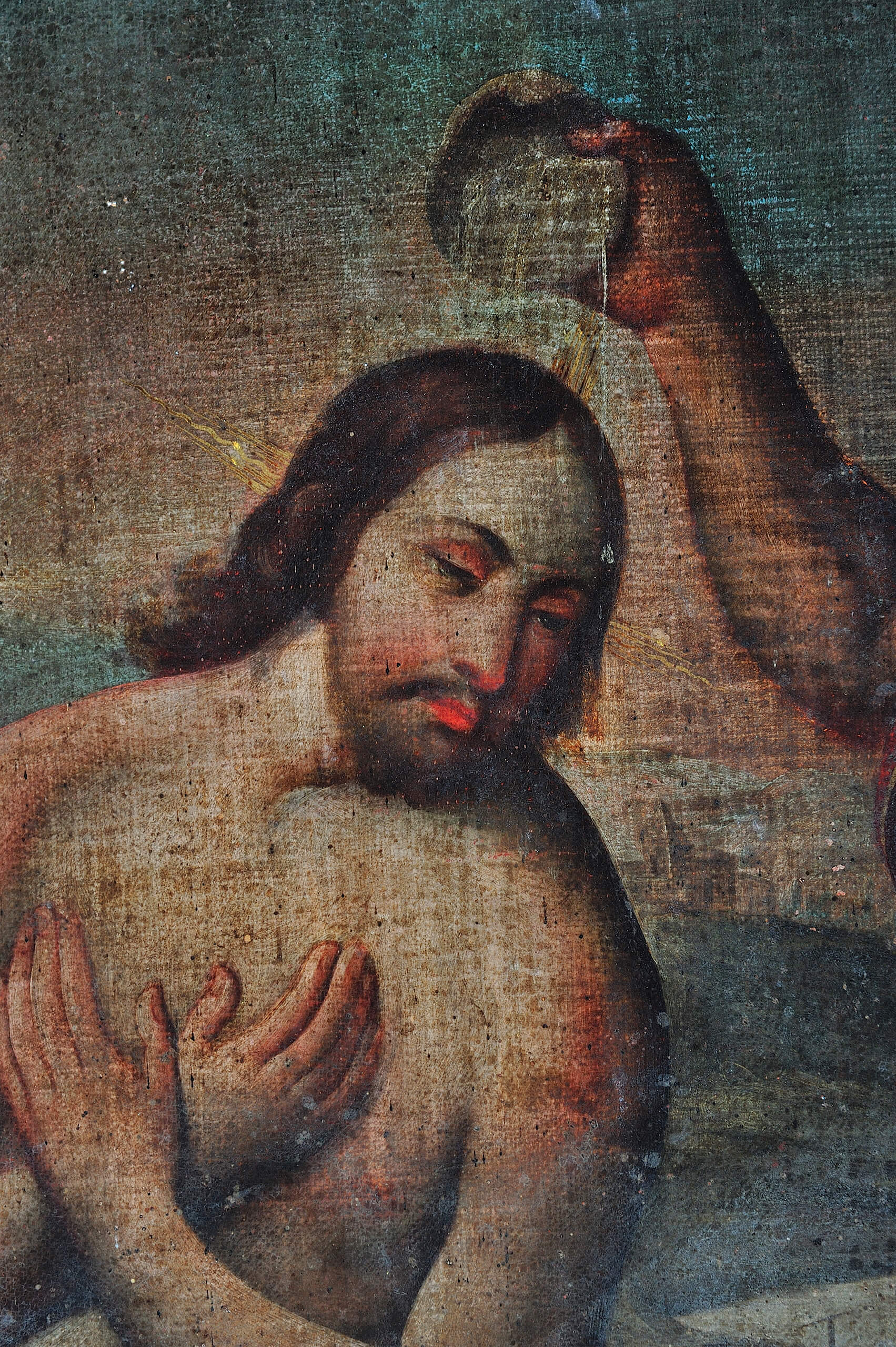 Bautismo de Cristo | Salas de Arte Virreinal y Siglo XIX | Museo Amparo, Puebla